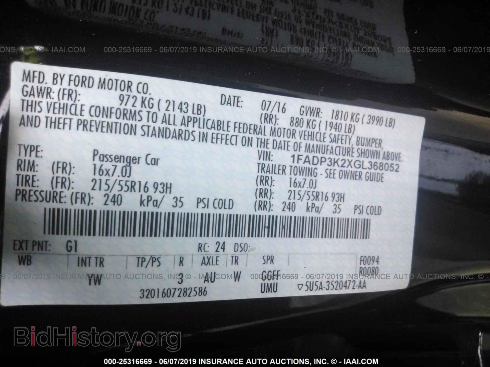 2016 FORD FOCUS - VIN: 1FADP3K2XGL368052 - Photo 9