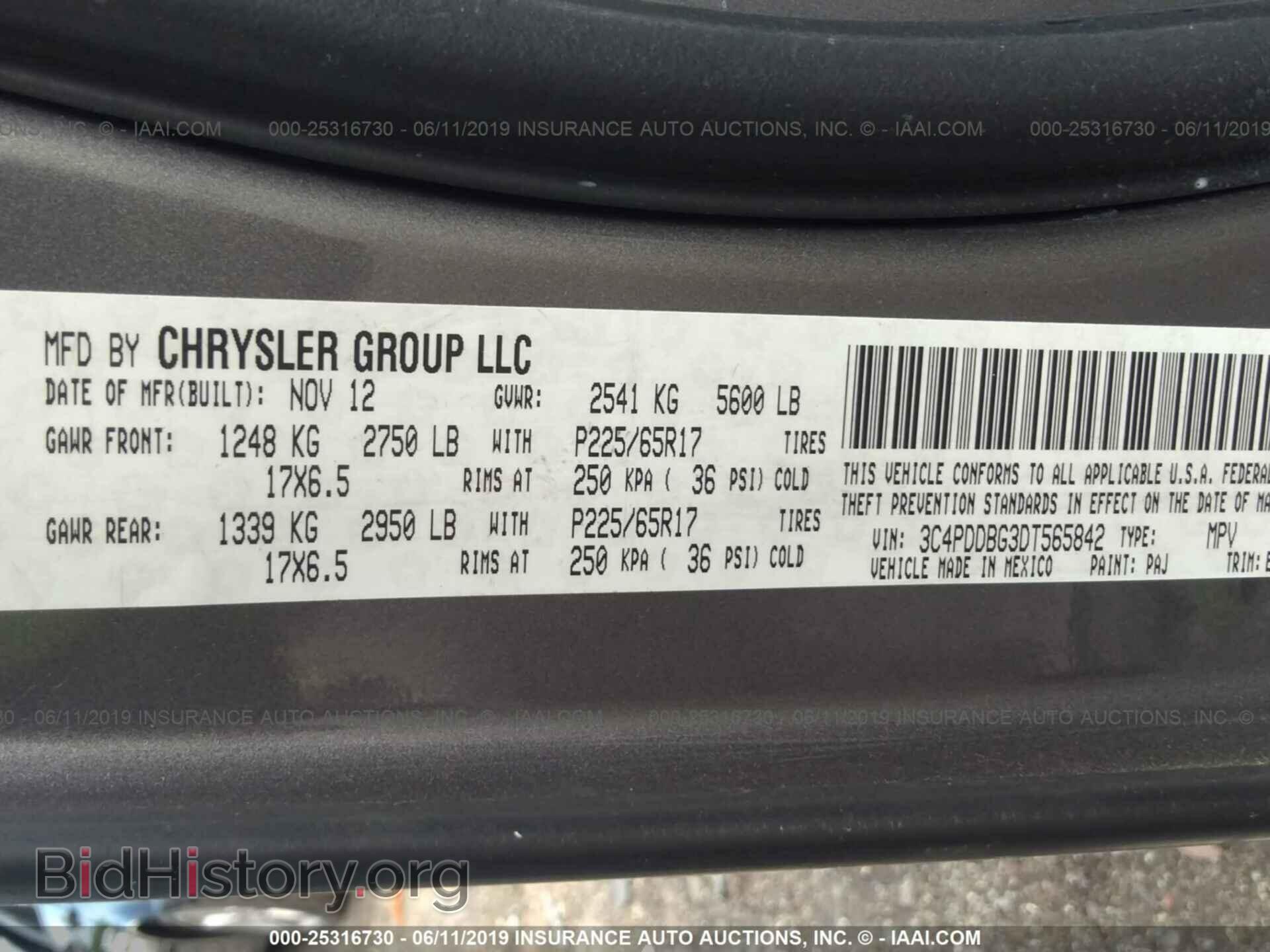 2013 DODGE JOURNEY - VIN: 3C4PDDBG3DT565842 - Photo 9