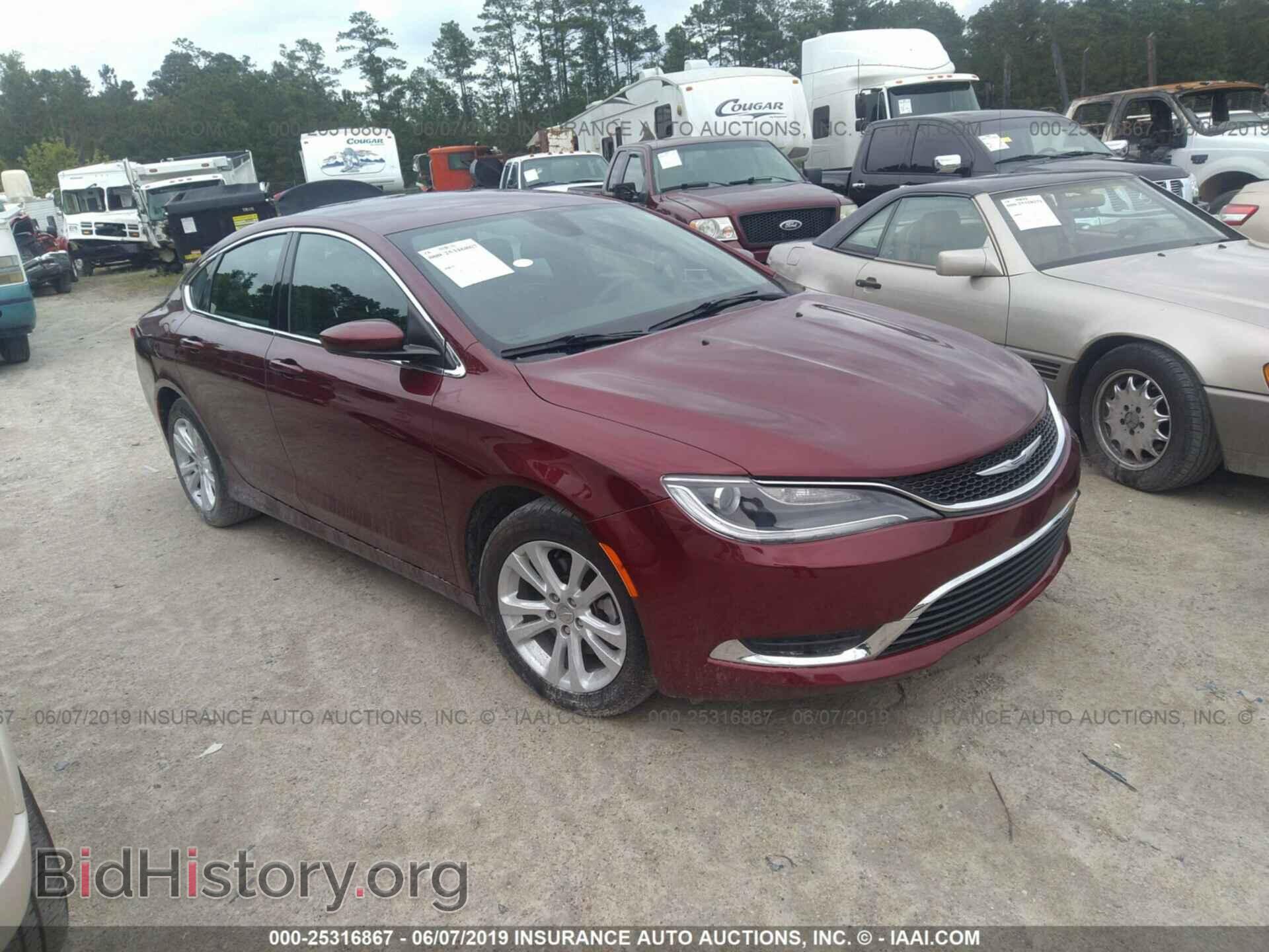 Фотография 1C3CCCAB6GN128010 - CHRYSLER 200 2016