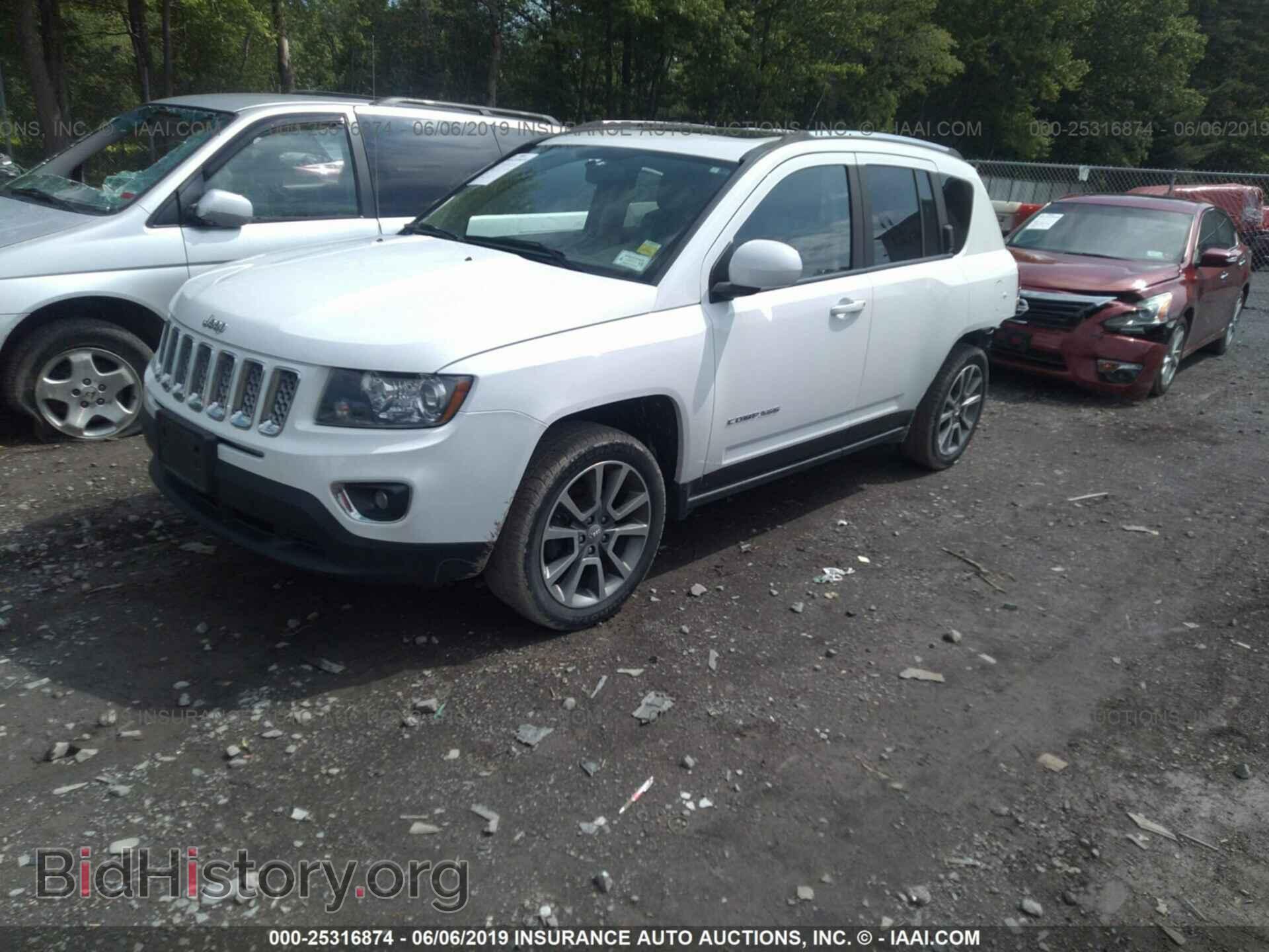 2014 JEEP COMPASS - VIN: 1C4NJDCB4ED708341 - Фото 2