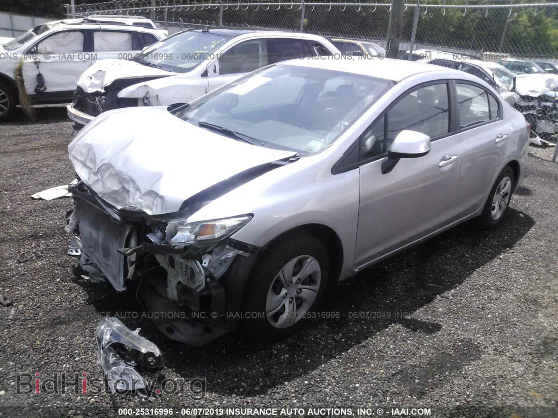 2013 HONDA CIVIC - VIN: 19XFB2F58DE096461 - Фото 2