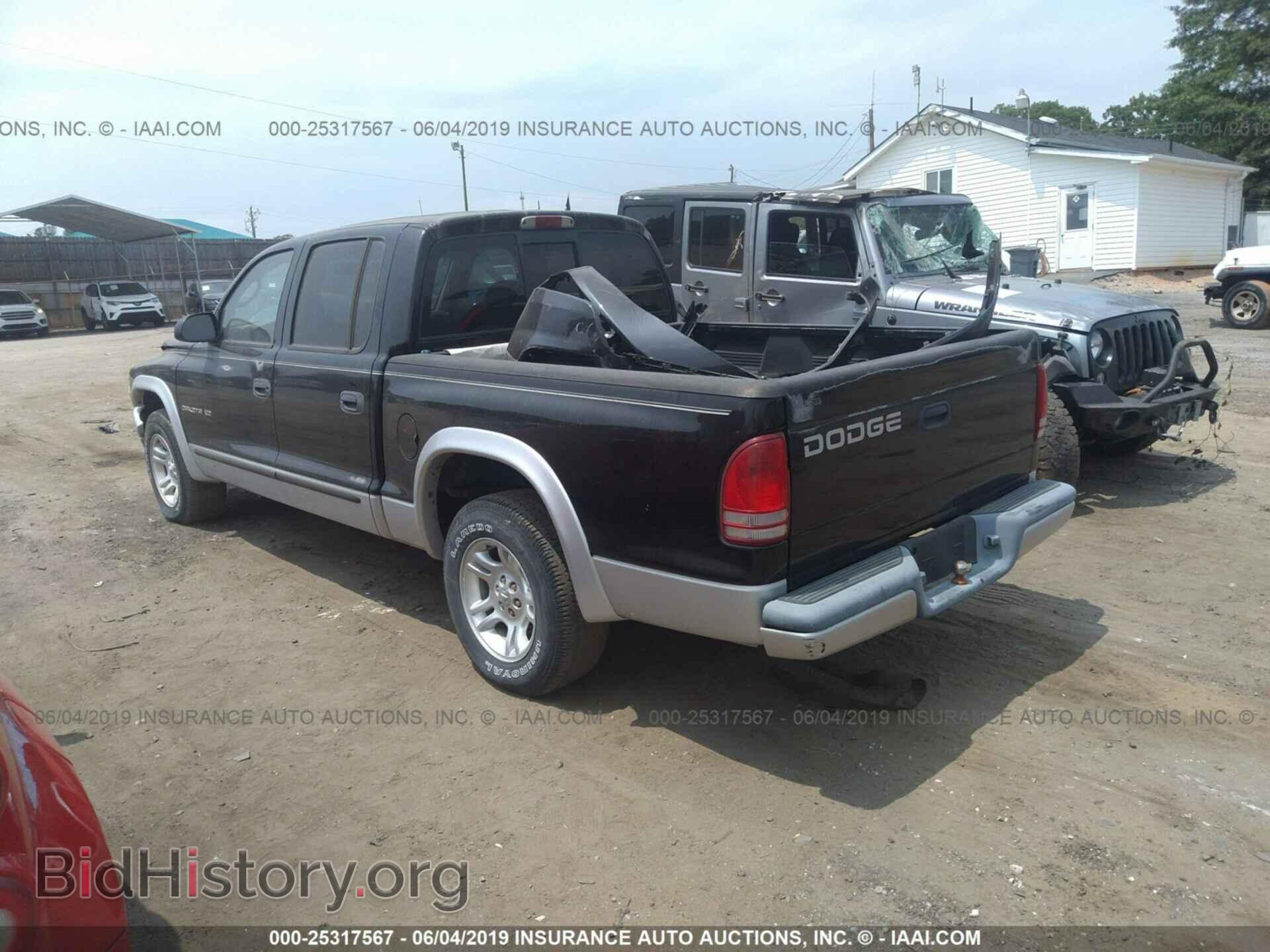 2002 DODGE DAKOTA - VIN: 1B7HL48X82S551335 - Фото 3