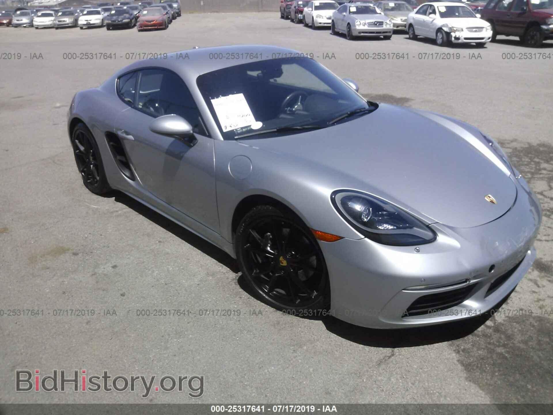 Фотография WP0AA2A86JK261396 - PORSCHE CAYMAN 2018