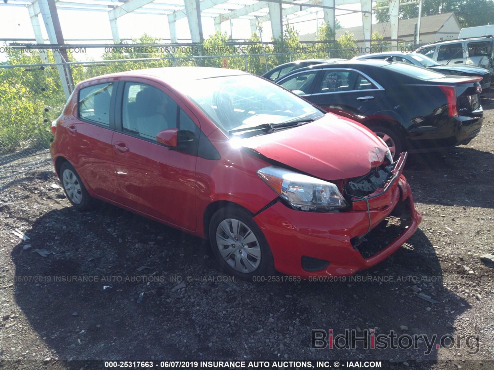 Photo JTDKTUD31CD508079 - TOYOTA YARIS 2012