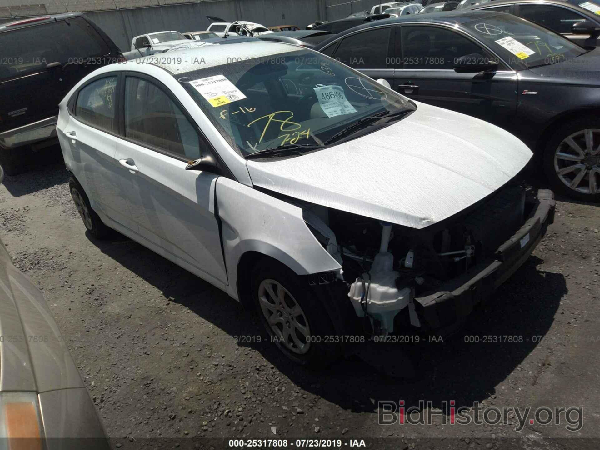 Фотография KMHCT4AEXCU178562 - HYUNDAI ACCENT 2012