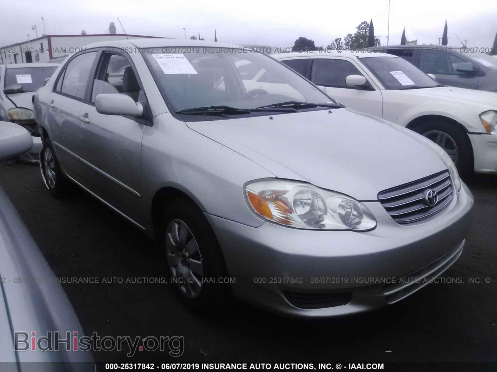 Photo 1NXBR32E43Z063085 - TOYOTA COROLLA 2003