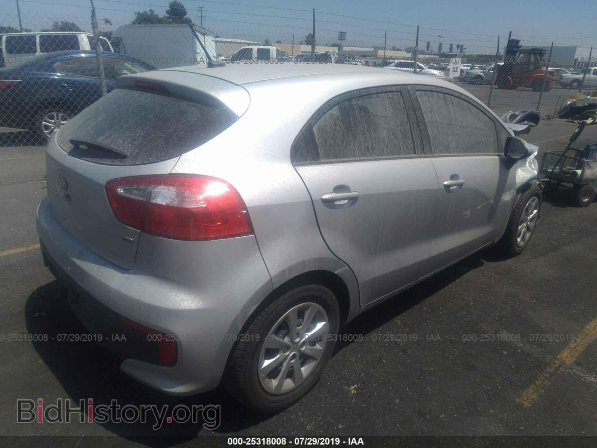 2016 KIA RIO - VIN: KNADM5A31G6687909 - Фото 4