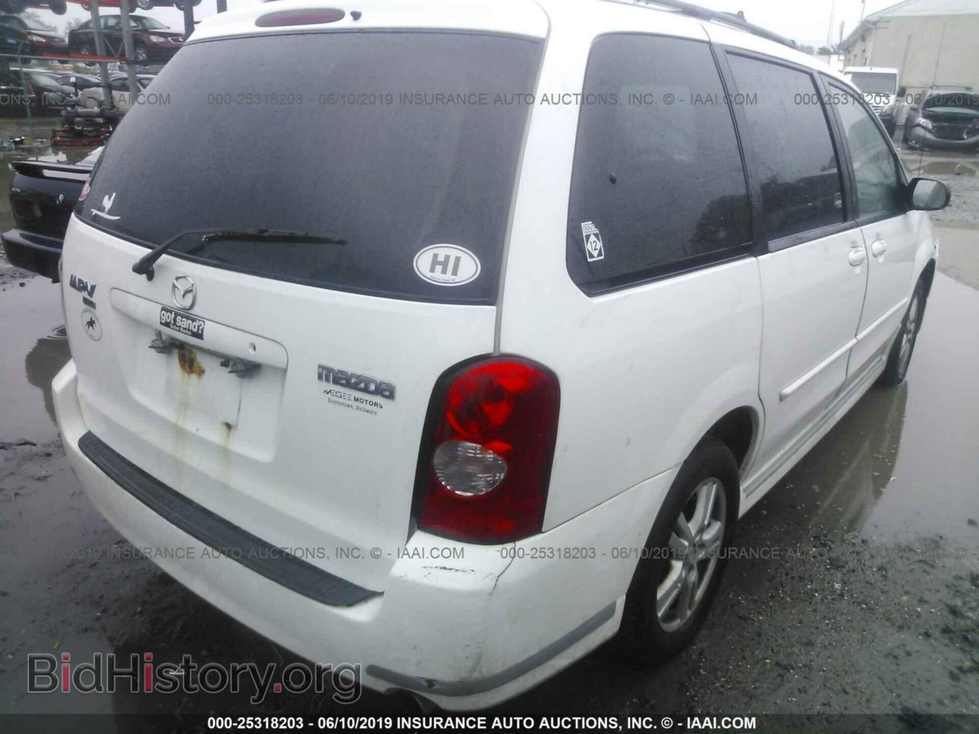 2004 MAZDA MPV - VIN: JM3LW28J940501146 - Фото 4
