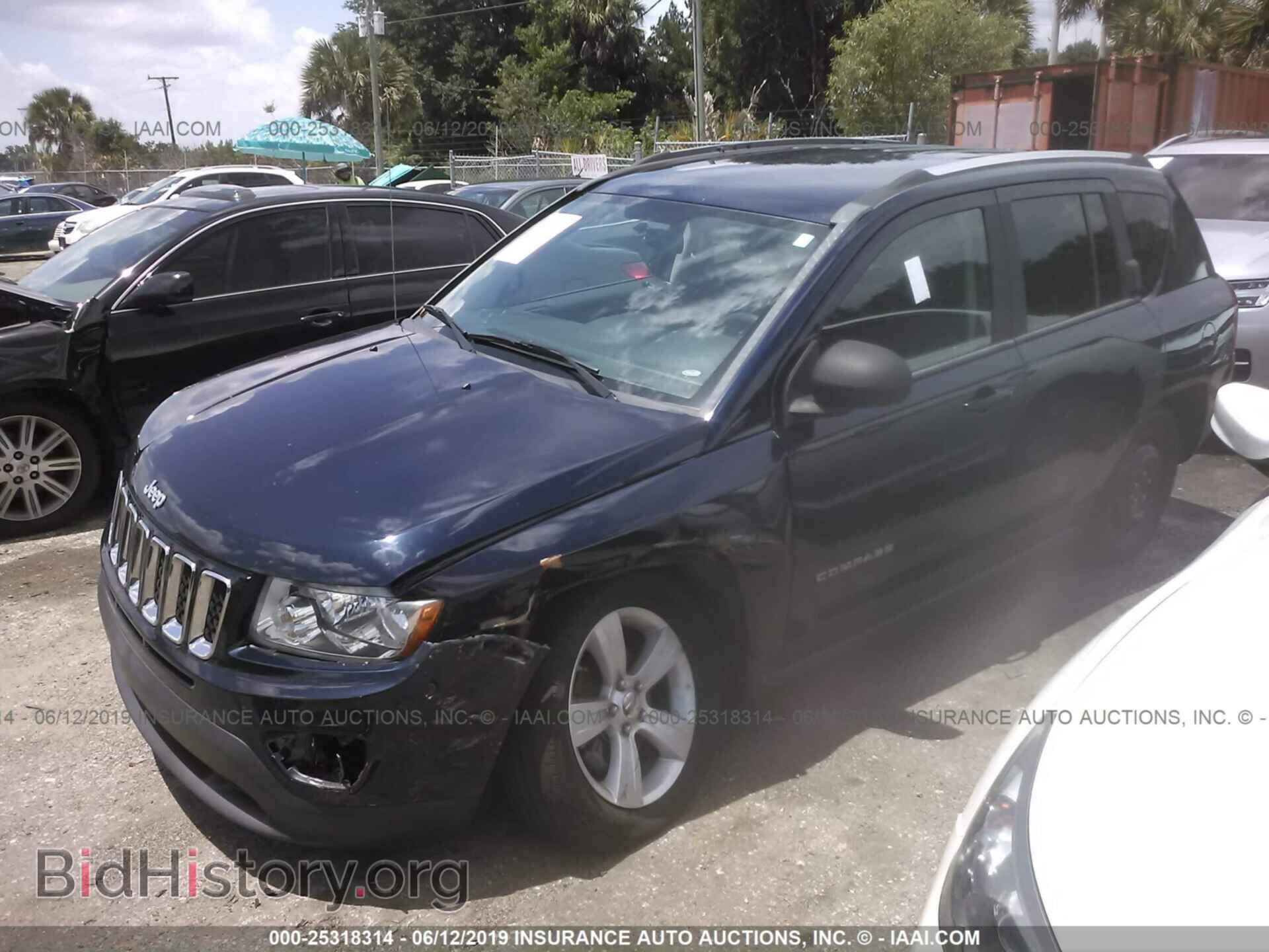 2012 JEEP COMPASS - VIN: 1C4NJCEB6CD677663 - Фото 2