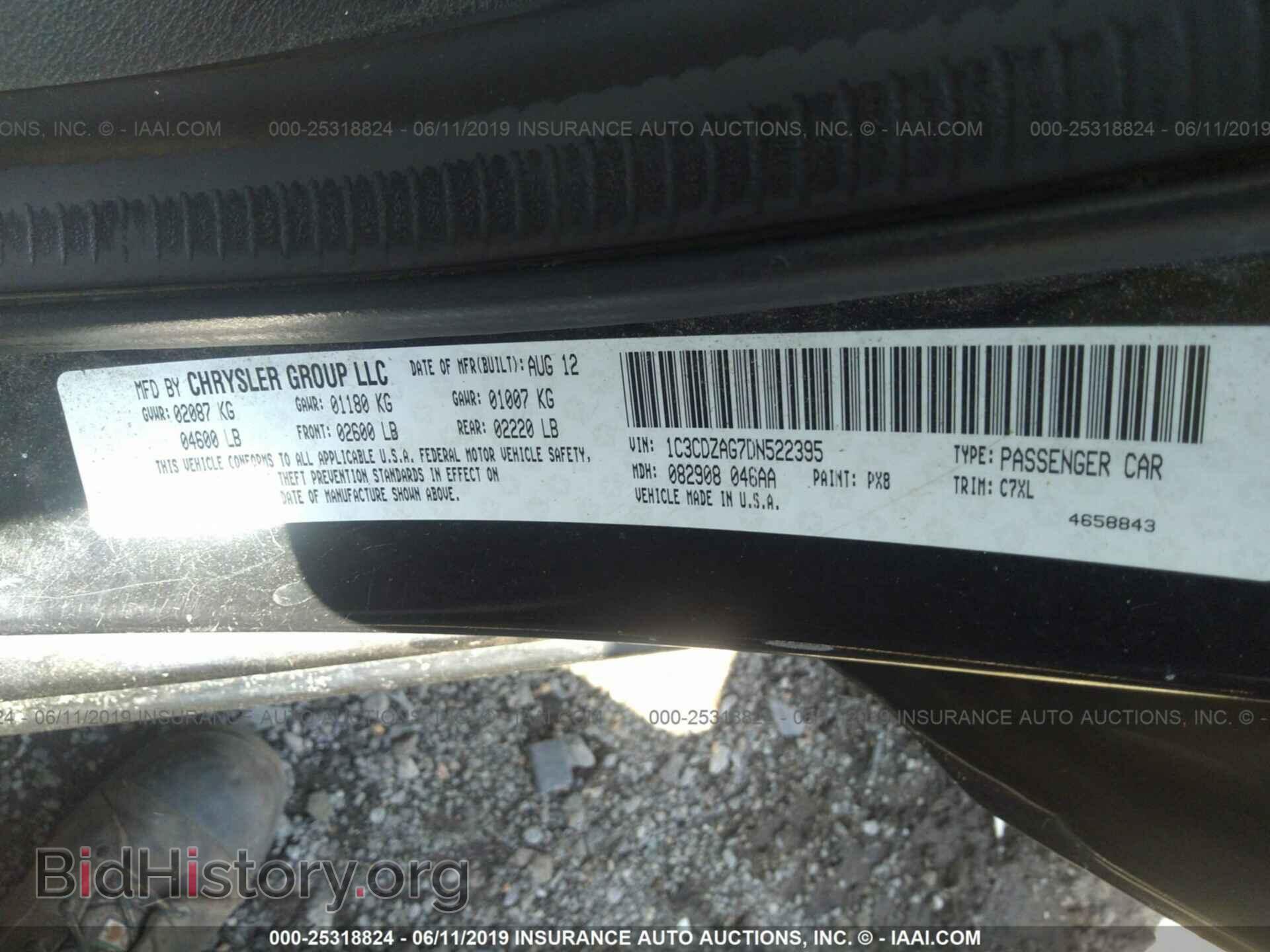 2013 DODGE AVENGER - VIN: 1C3CDZAG7DN522395 - Photo 9