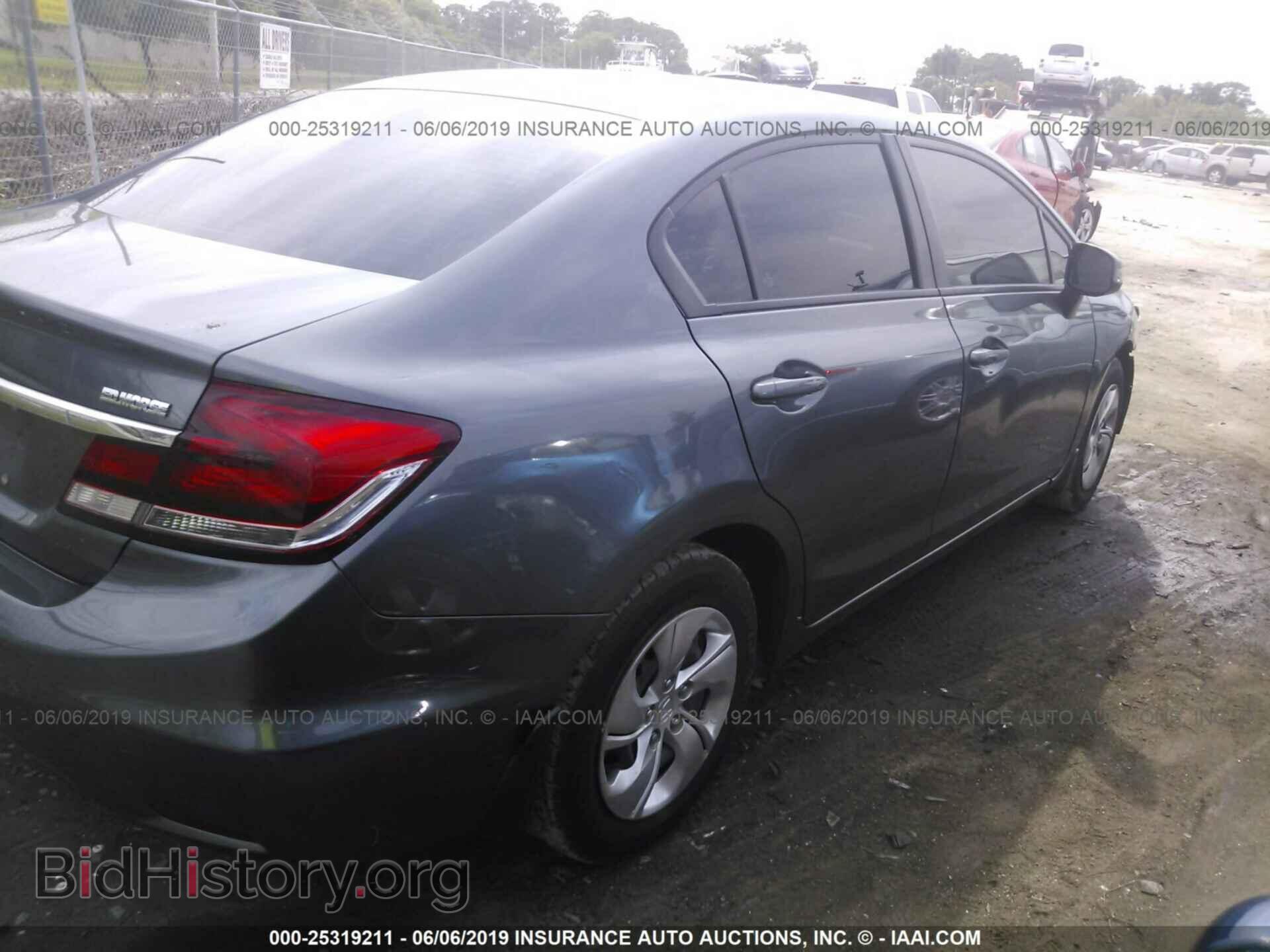 2013 HONDA CIVIC - VIN: 19XFB2F51DE043830 - Фото 4
