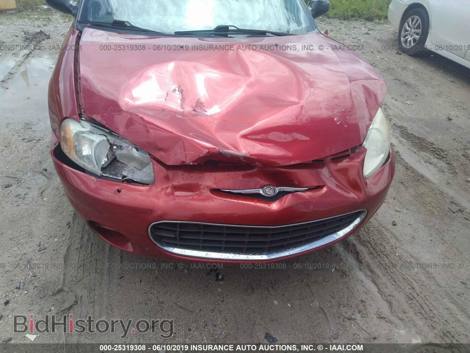 2002 CHRYSLER SEBRING - VIN: 1C3EL75R62N328594 - Фото 6