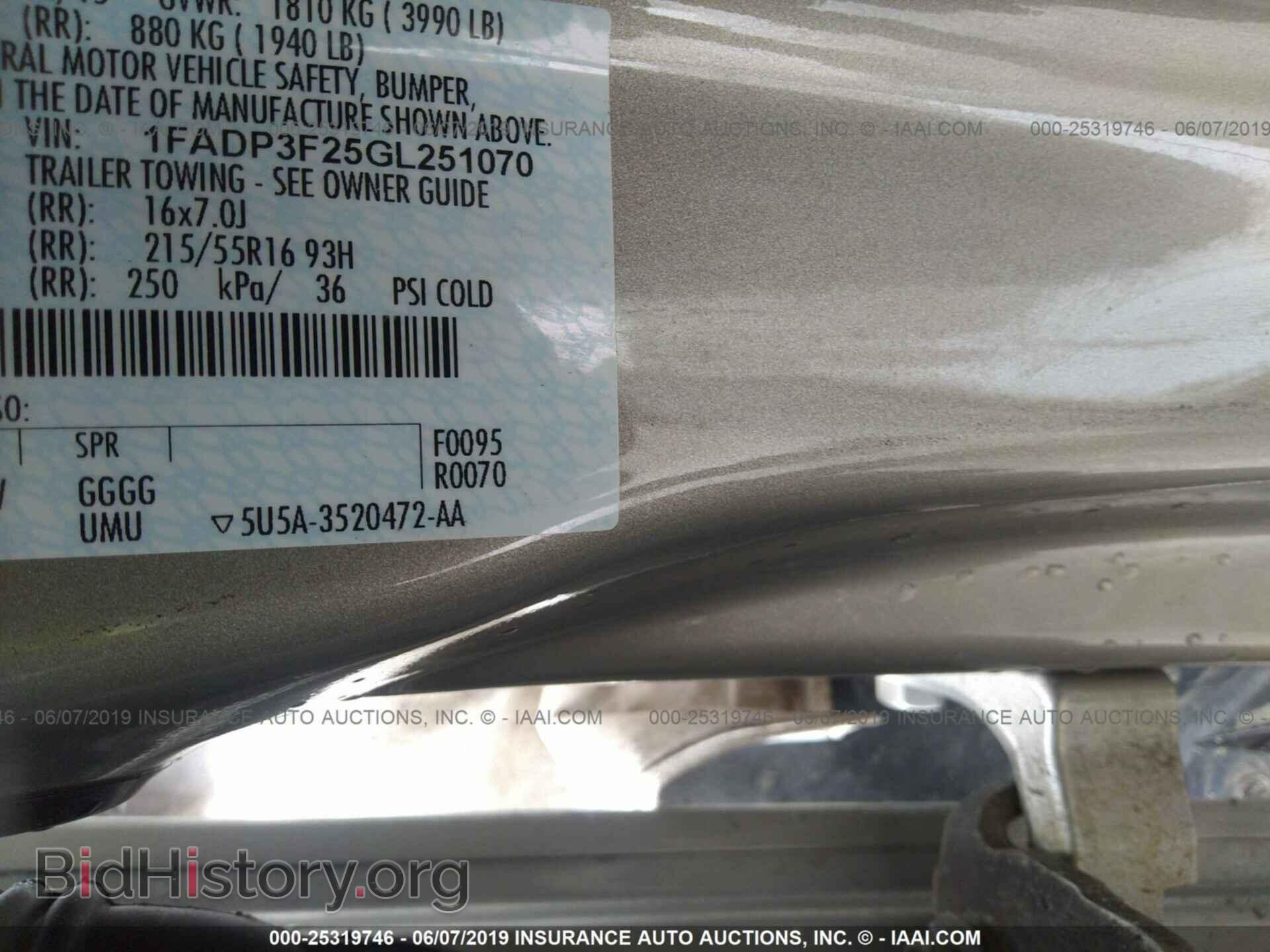 2016 FORD FOCUS - VIN: 1FADP3F25GL251070 - Photo 9