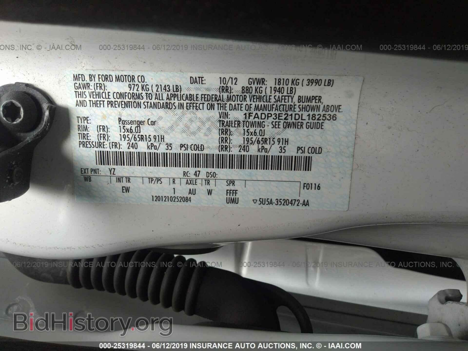 2013 FORD FOCUS - VIN: 1FADP3E21DL182536 - Photo 9