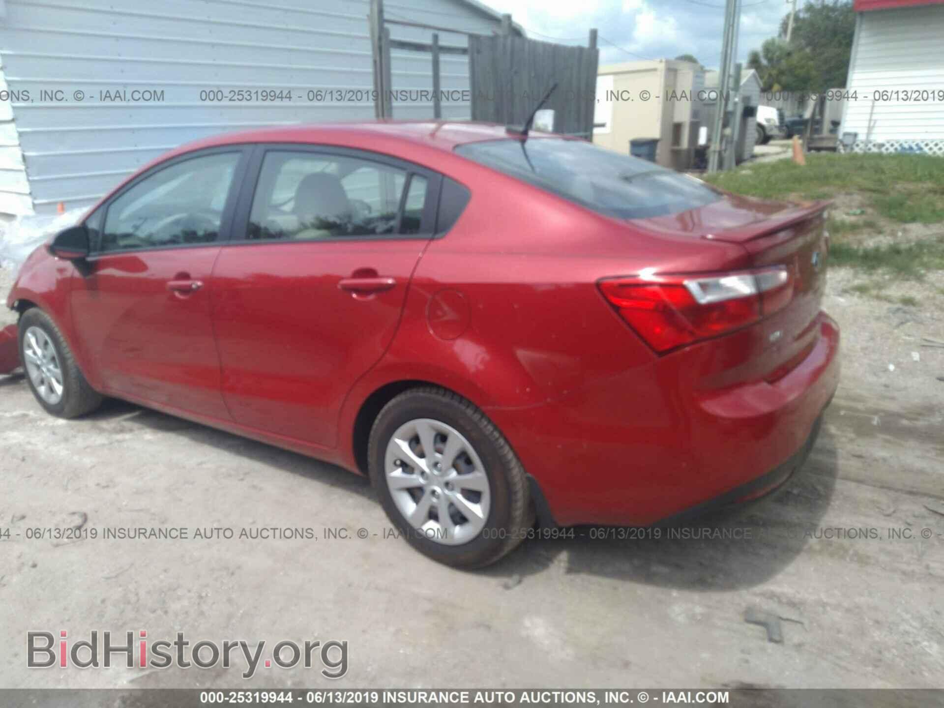 2013 KIA RIO - VIN: KNADM4A36D6273093 - Фото 3