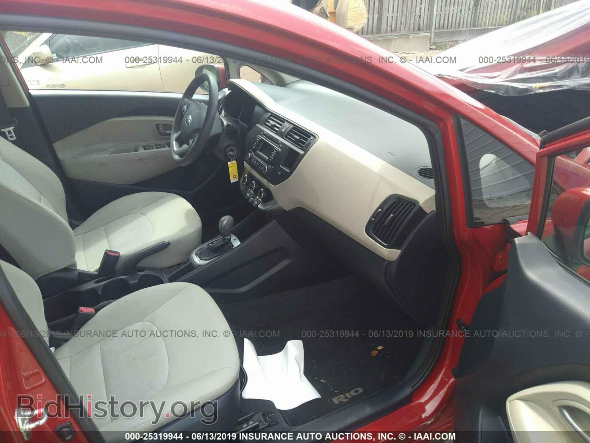 2013 KIA RIO - VIN: KNADM4A36D6273093 - Фото 5