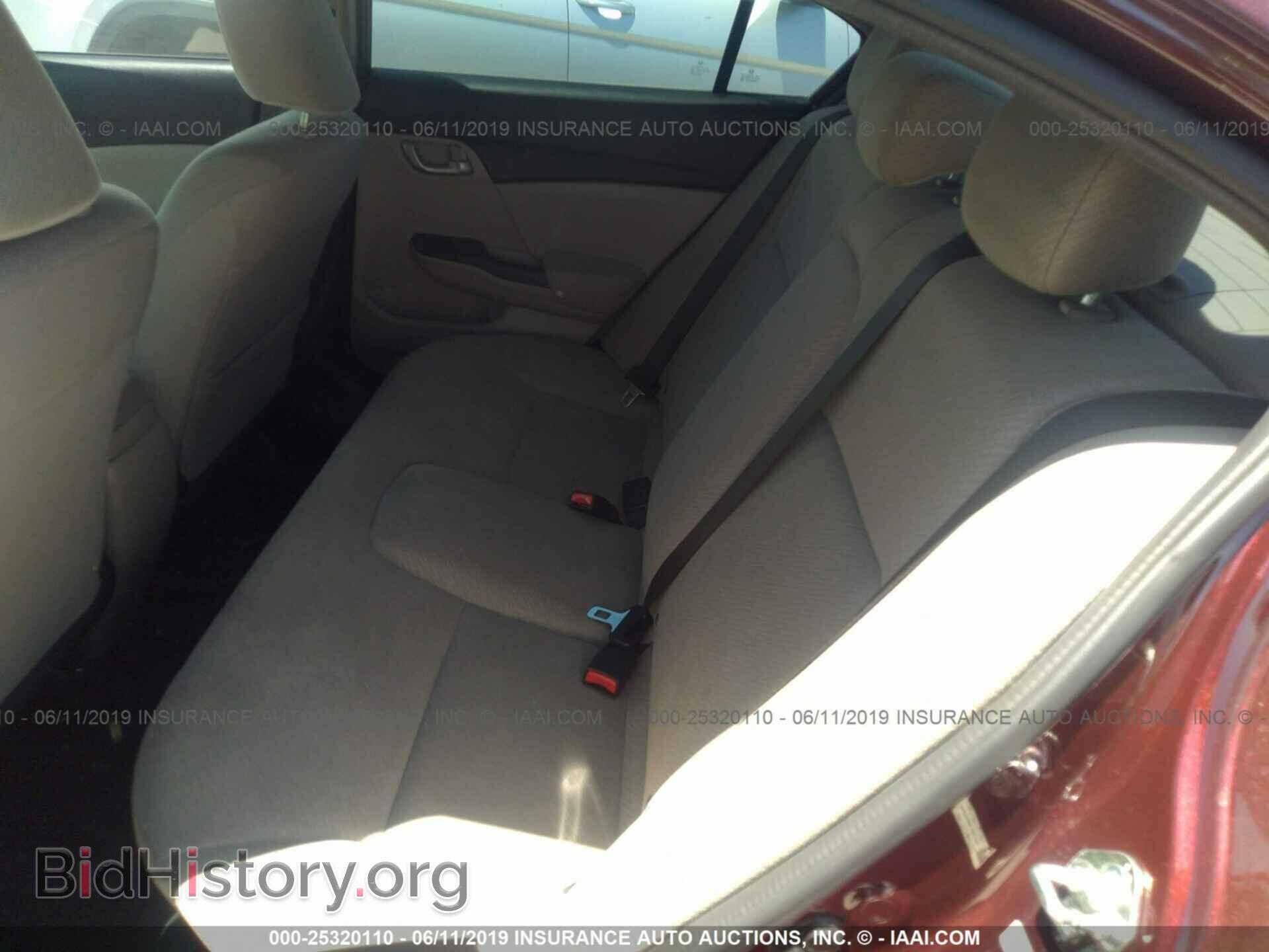 2013 HONDA CIVIC - VIN: 19XFB2F56DE257129 - Фото 8