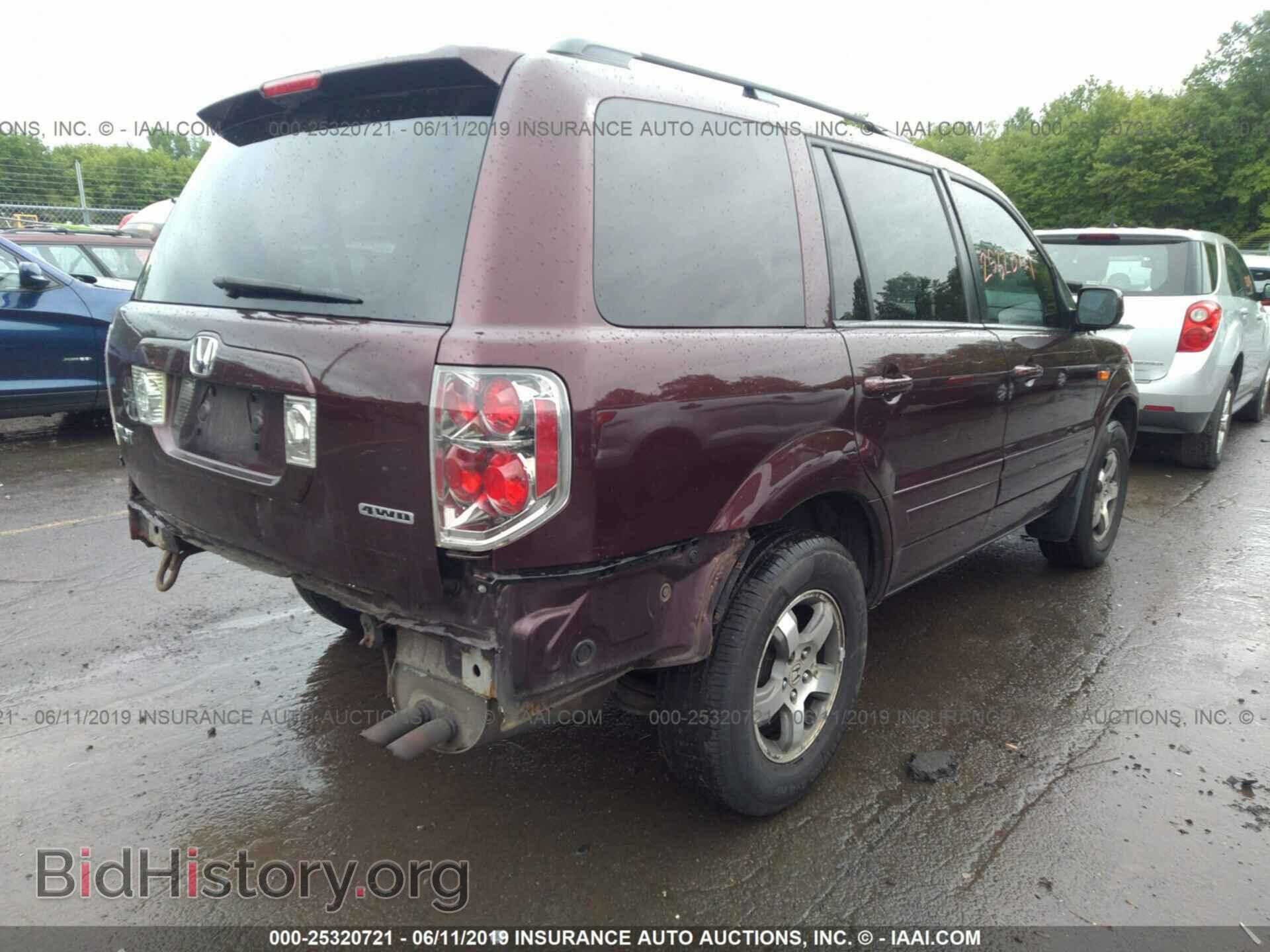 2007 HONDA PILOT - VIN: 2HKYF18447H536347 - Фото 4