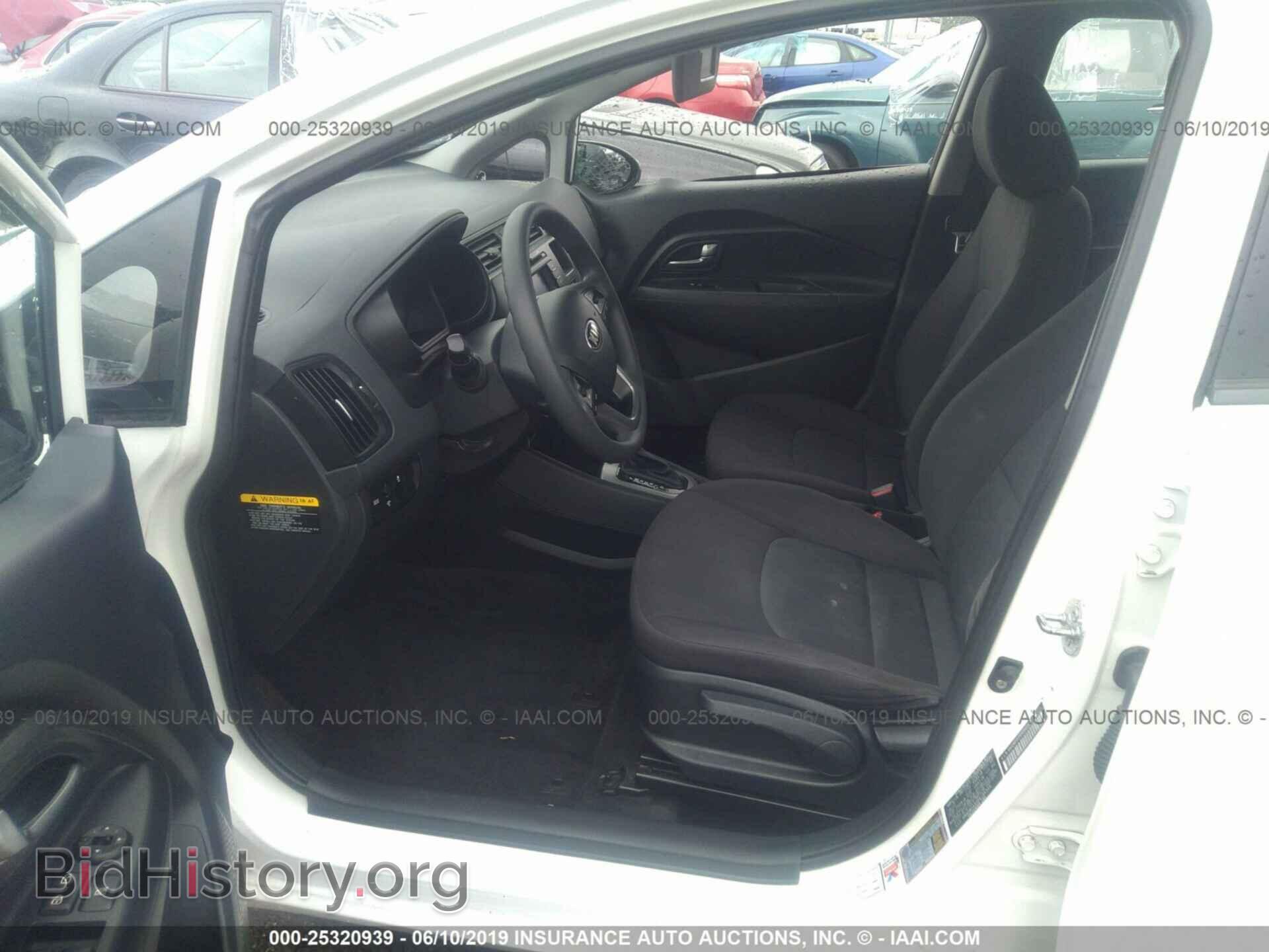 2013 KIA RIO - VIN: KNADM5A35D6186548 - Photo 5