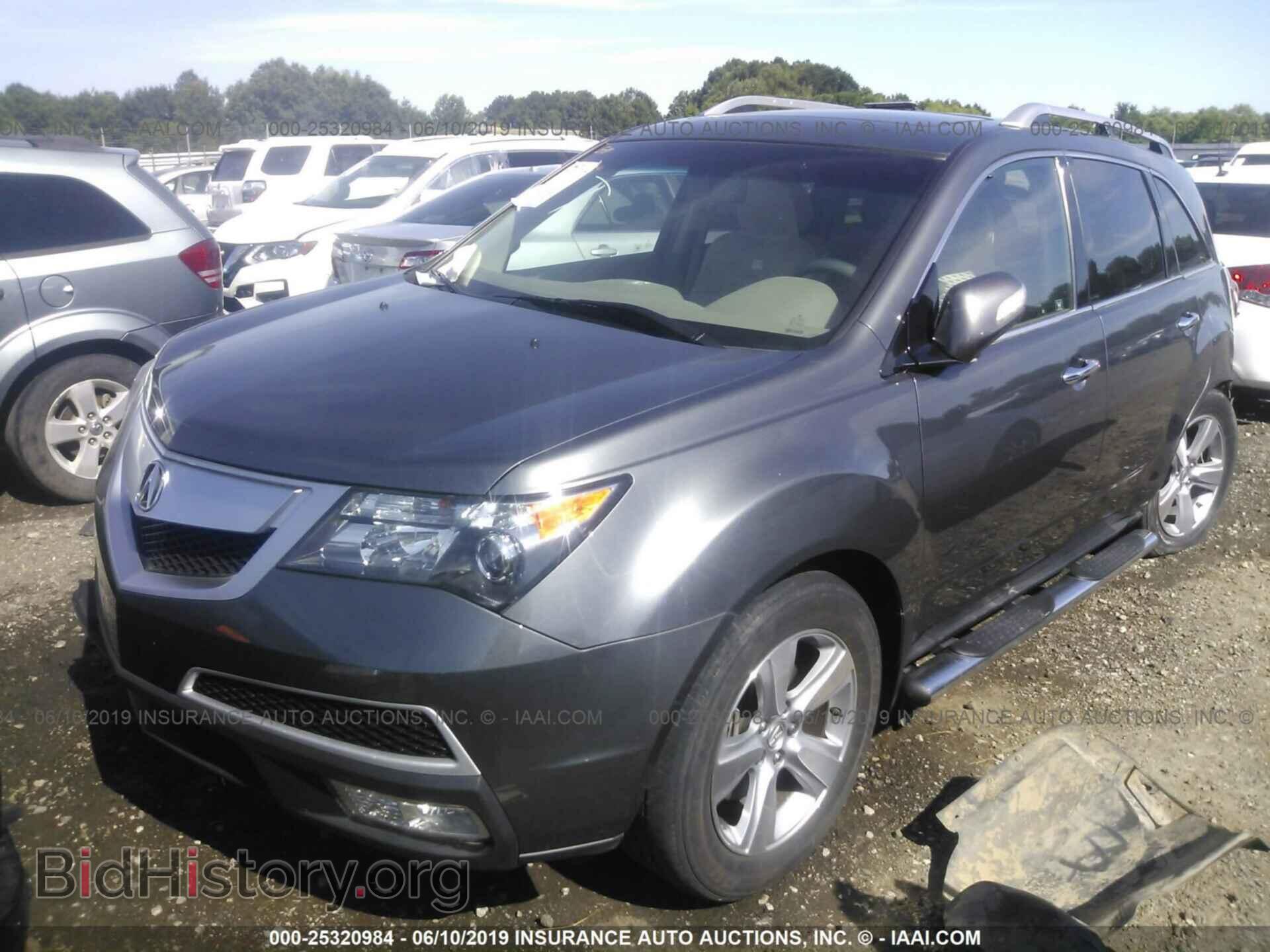 2012 ACURA MDX - VIN: 2HNYD2H23CH543247 - Фото 2