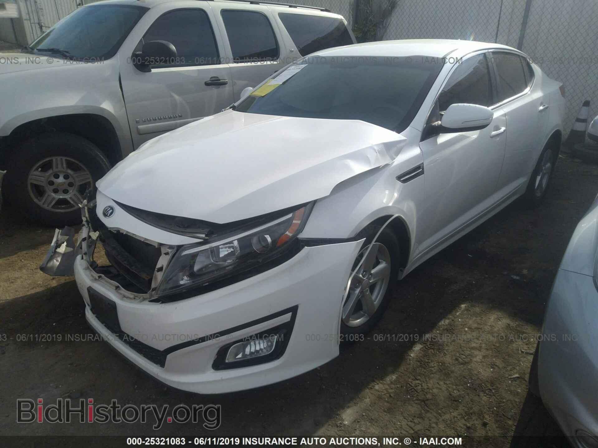 2015 KIA OPTIMA - VIN: KNAGM4A74F5663022 - Фото 2