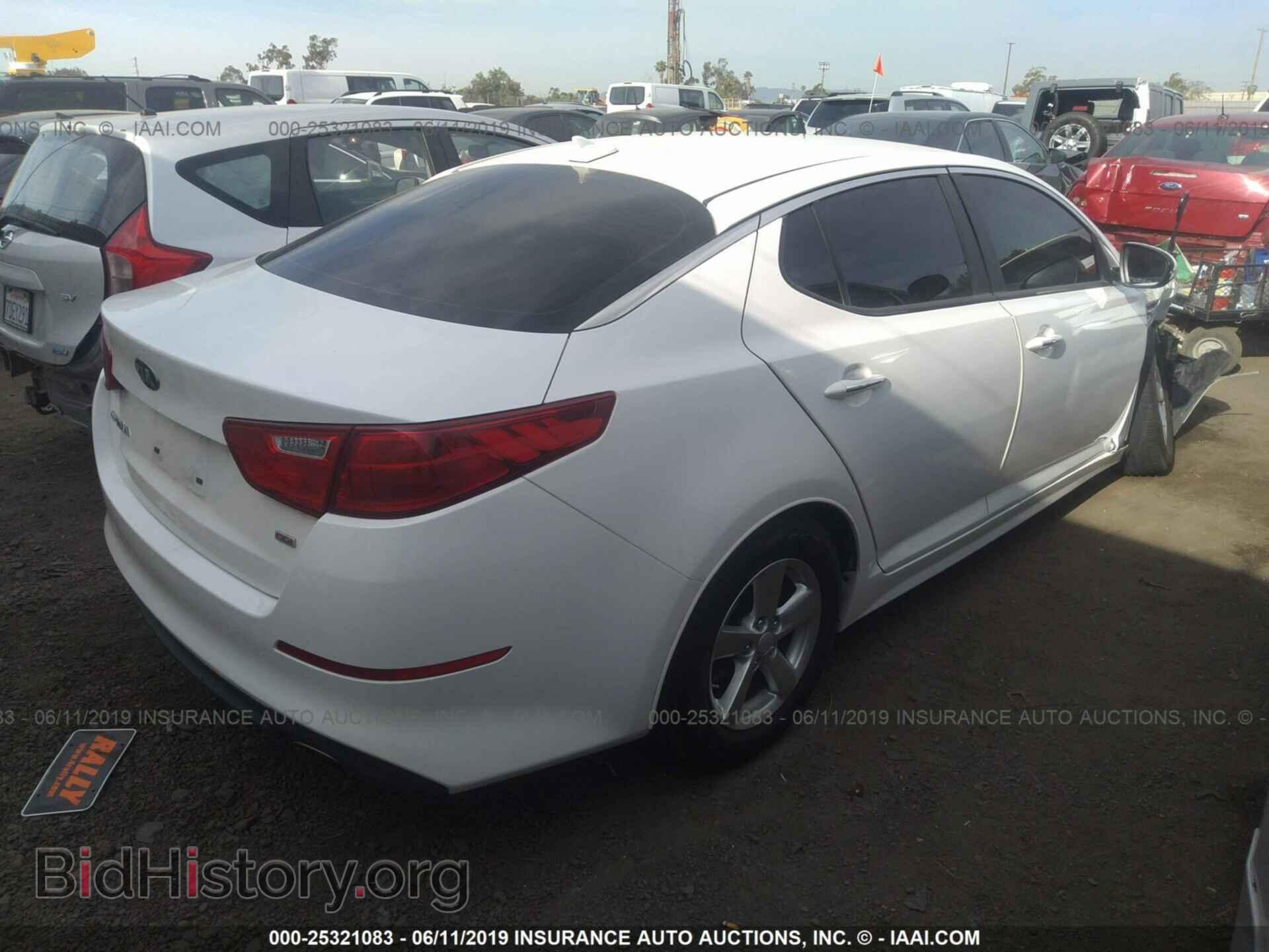 2015 KIA OPTIMA - VIN: KNAGM4A74F5663022 - Фото 4
