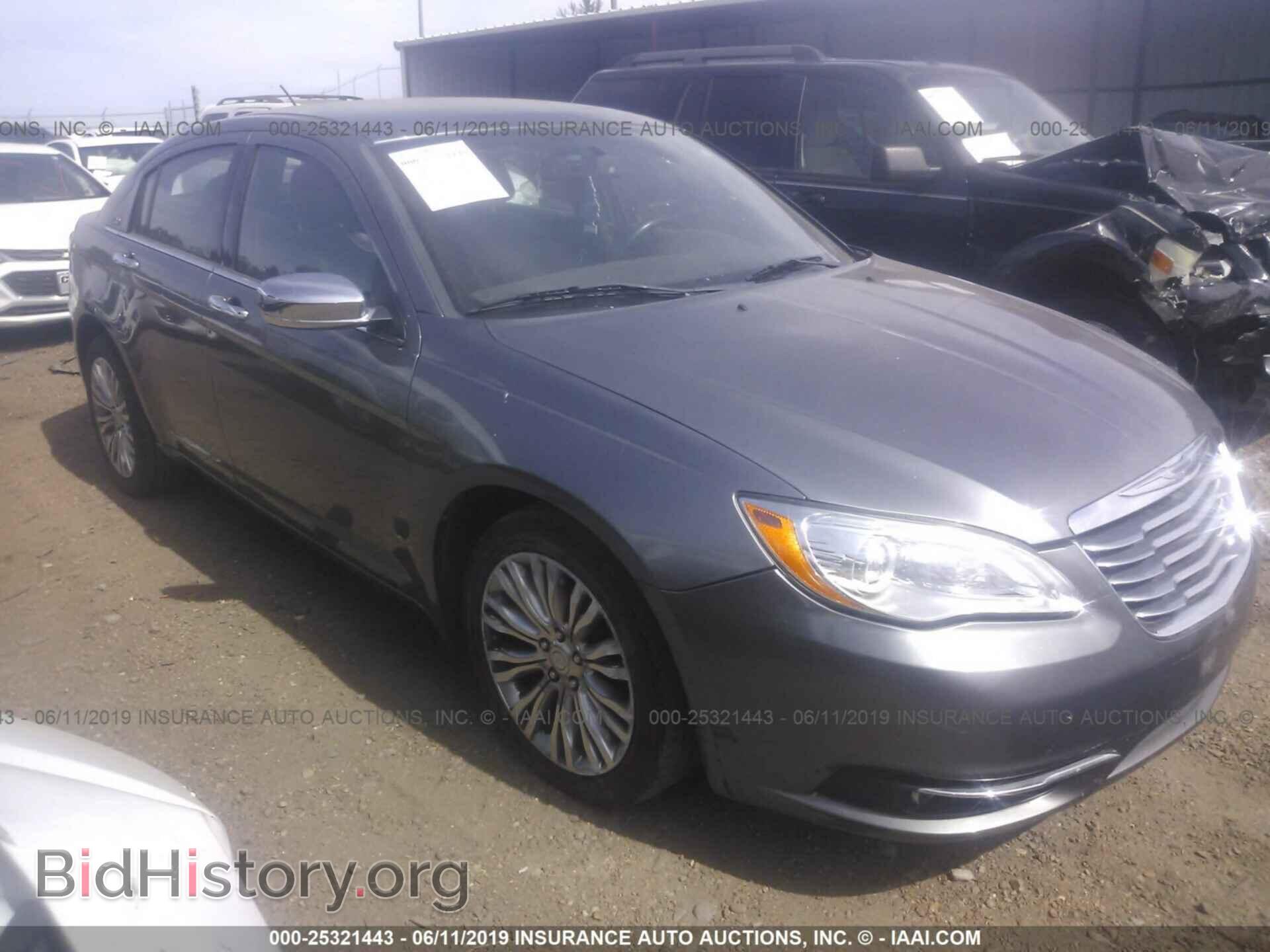 Фотография 1C3CCBCB9CN308485 - CHRYSLER 200 2012
