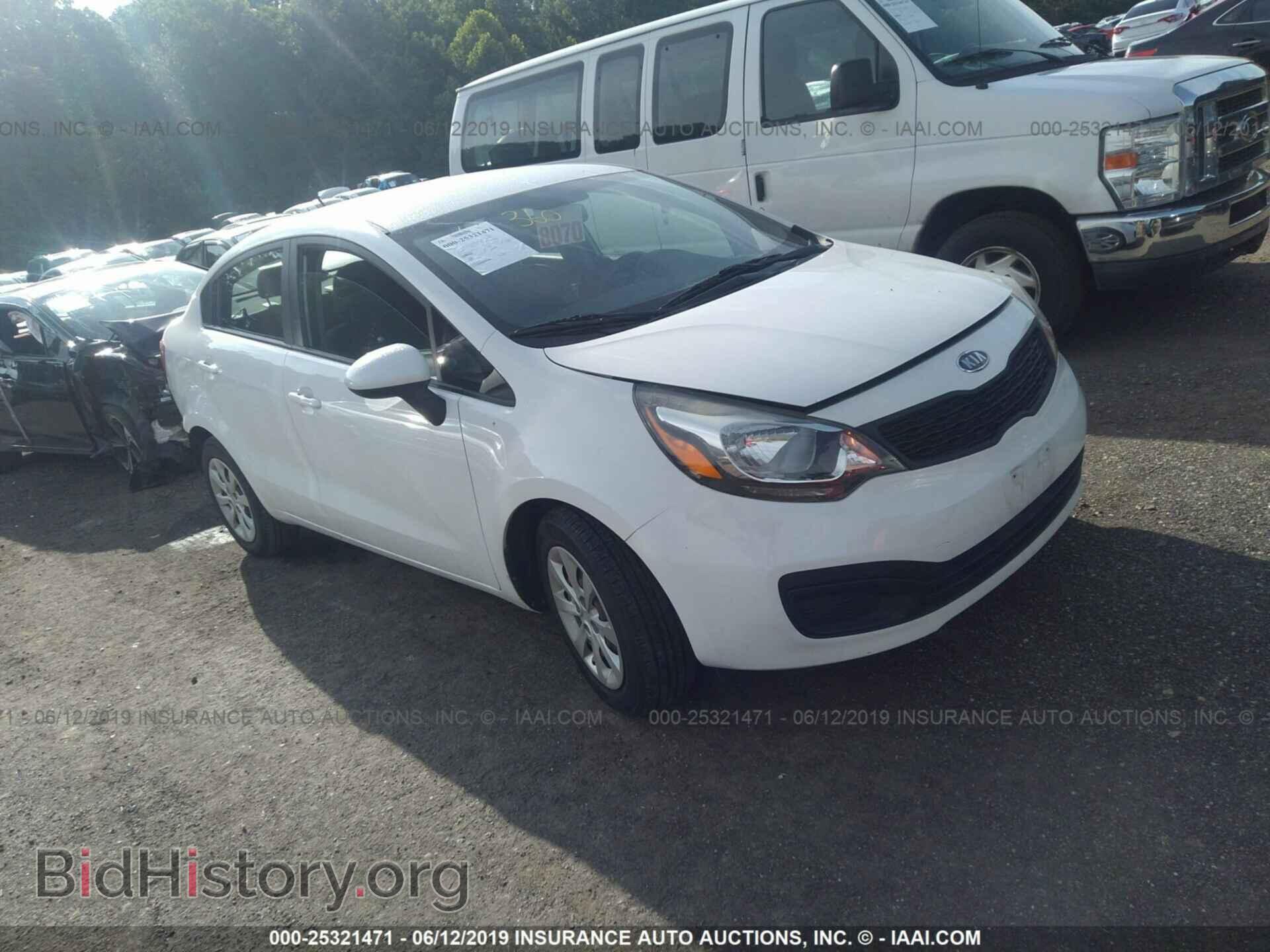 Фотография KNADM4A38C6091815 - KIA RIO 2012