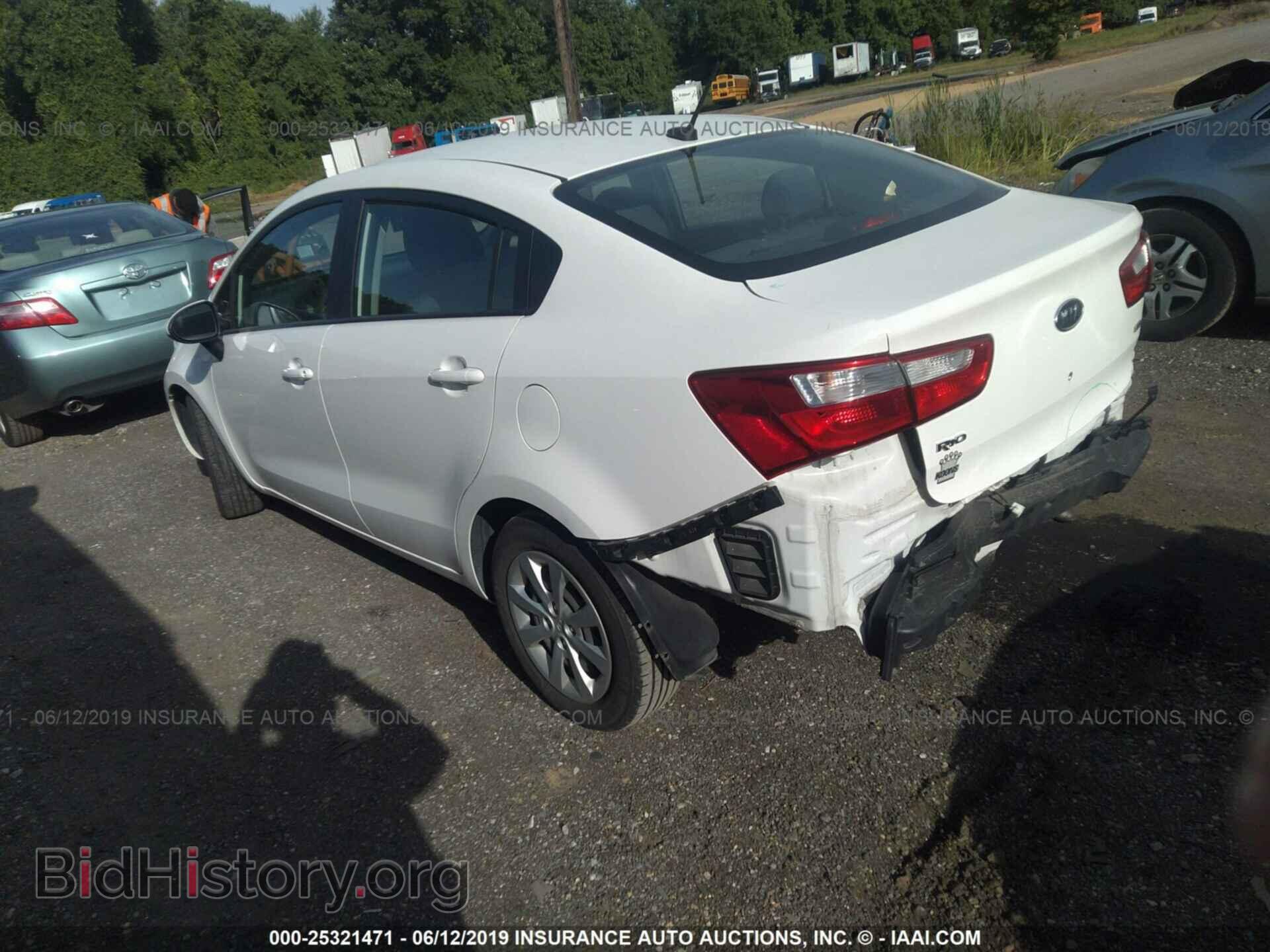 2012 KIA RIO - VIN: KNADM4A38C6091815 - Фото 3