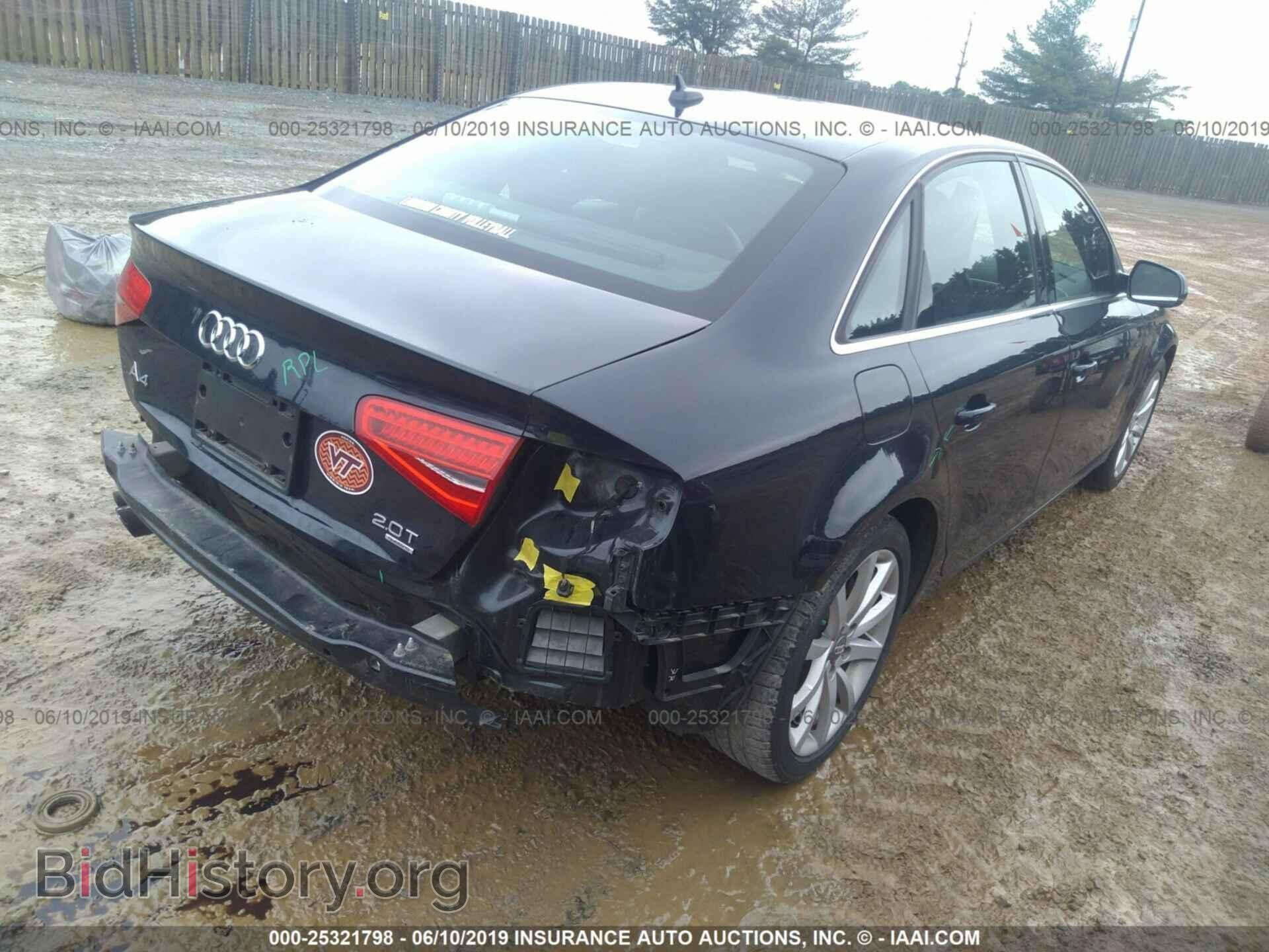 2013 AUDI A4 - VIN: WAUFFAFLXDN046506 - Photo 4