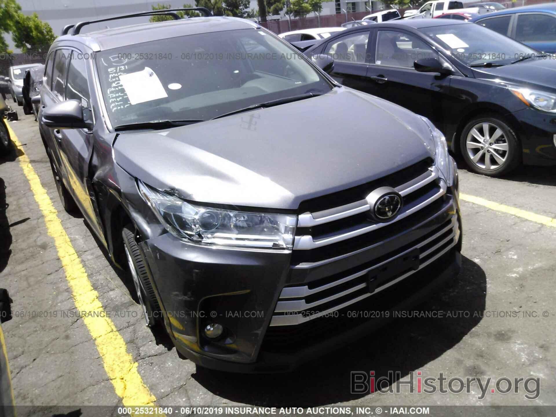 Фотография 5TDKZRFH2JS266375 - TOYOTA HIGHLANDER 2018