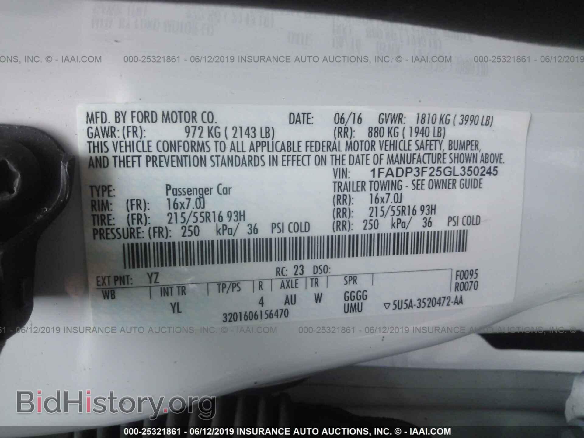 2016 FORD FOCUS - VIN: 1FADP3F25GL350245 - Photo 9