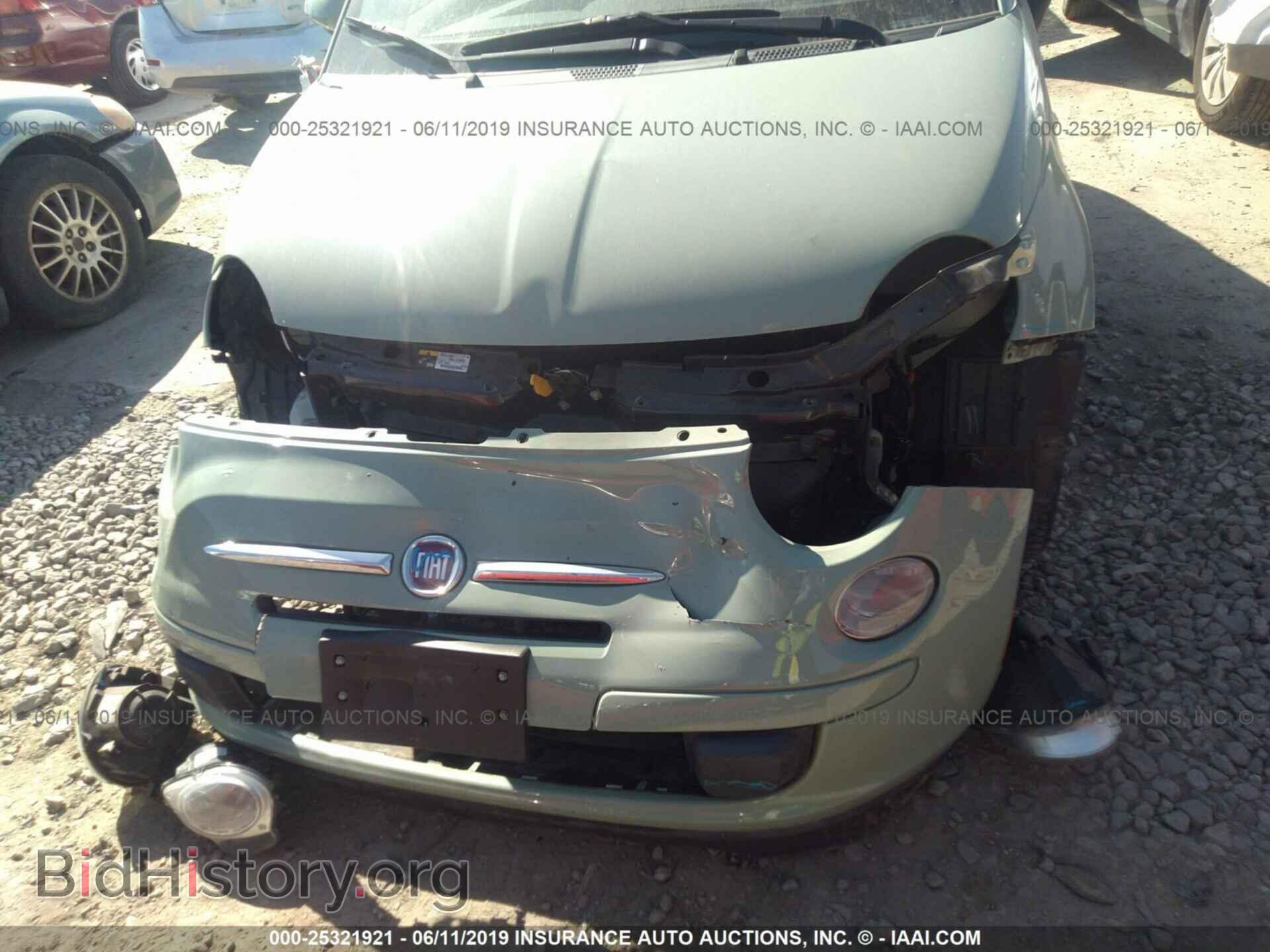 2013 FIAT 500 - VIN: 3C3CFFAR1DT561347 - Фото 6