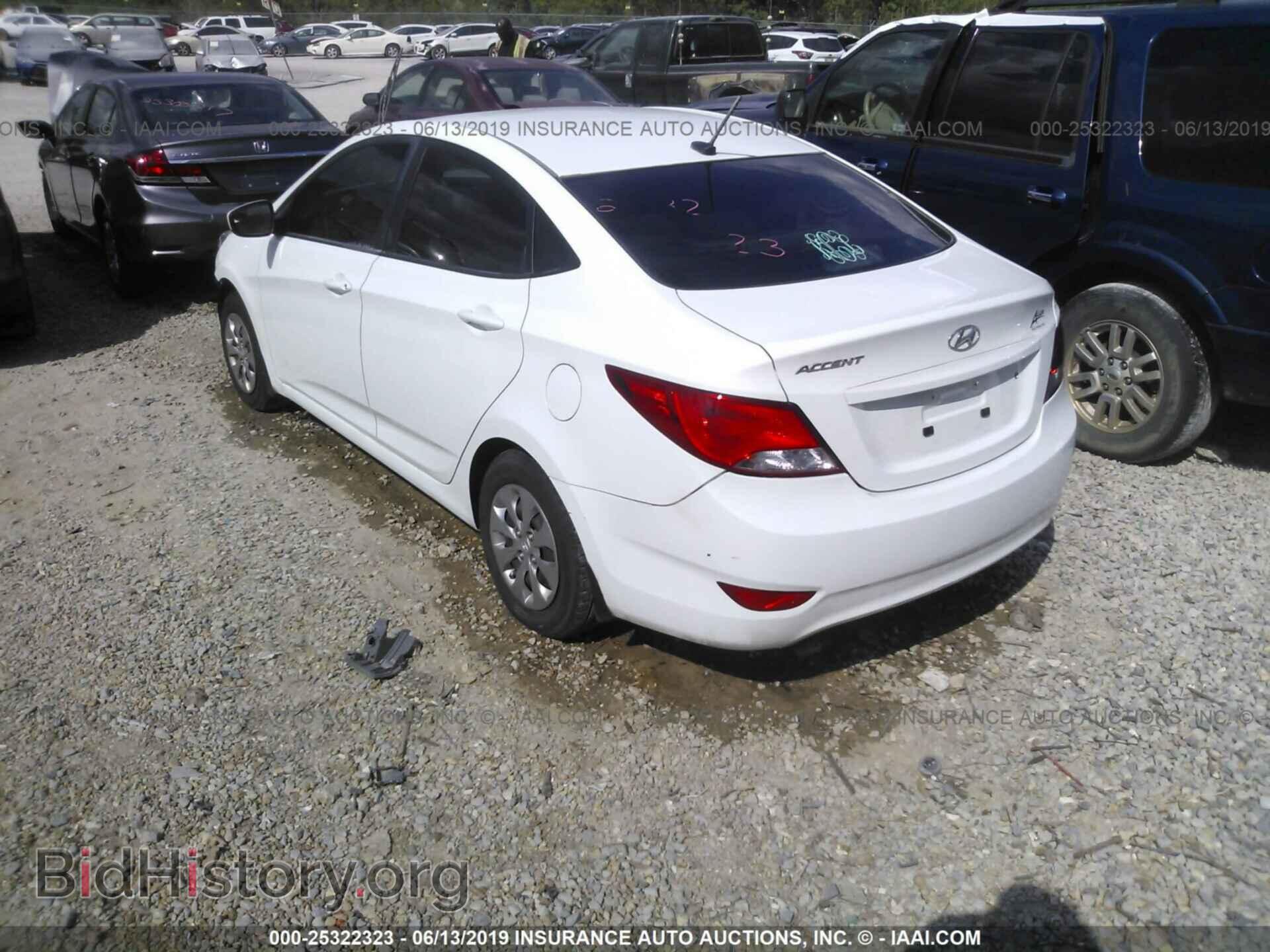2016 HYUNDAI ACCENT - VIN: KMHCT4AE0GU051390 - Фото 3
