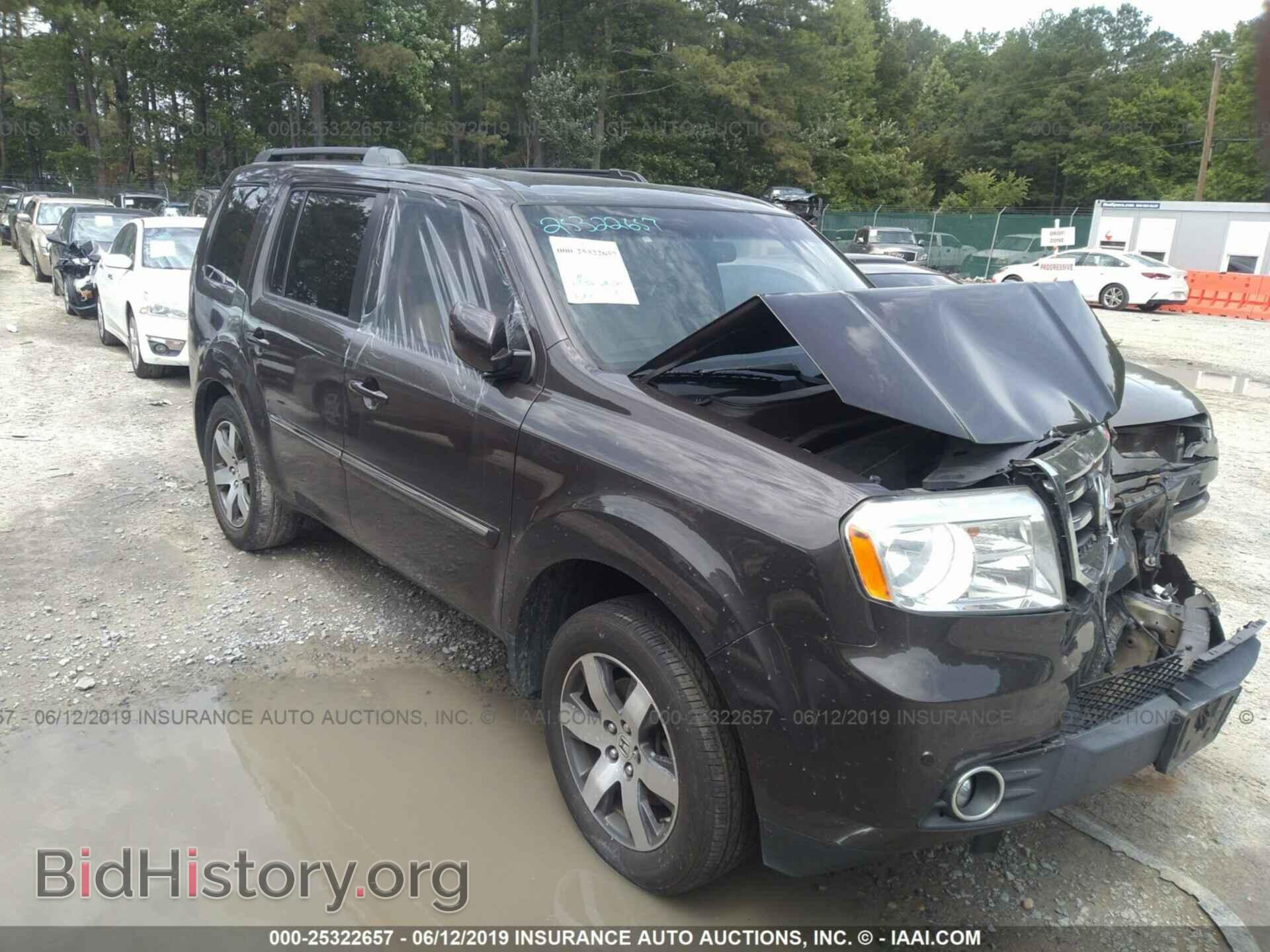 Фотография 5FNYF3H96DB010643 - HONDA PILOT 2013