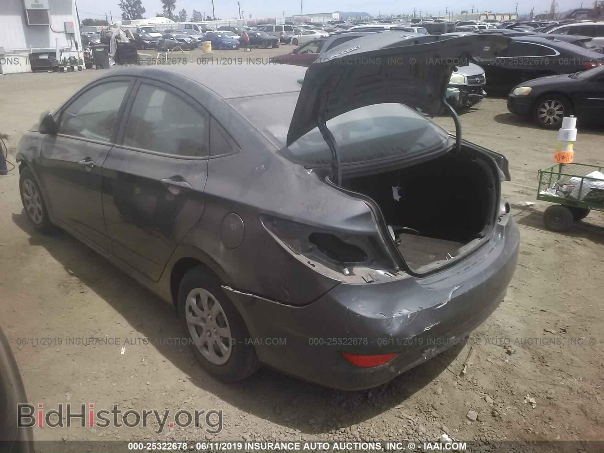 2013 HYUNDAI ACCENT - VIN: KMHCT4AE8DU332302 - Фото 3
