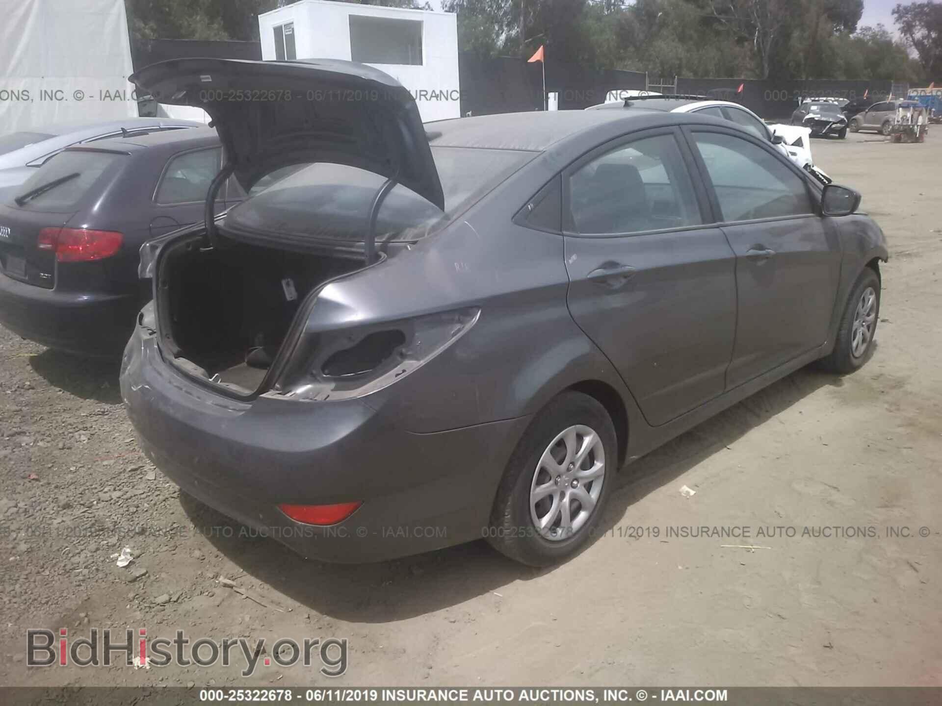 2013 HYUNDAI ACCENT - VIN: KMHCT4AE8DU332302 - Фото 4