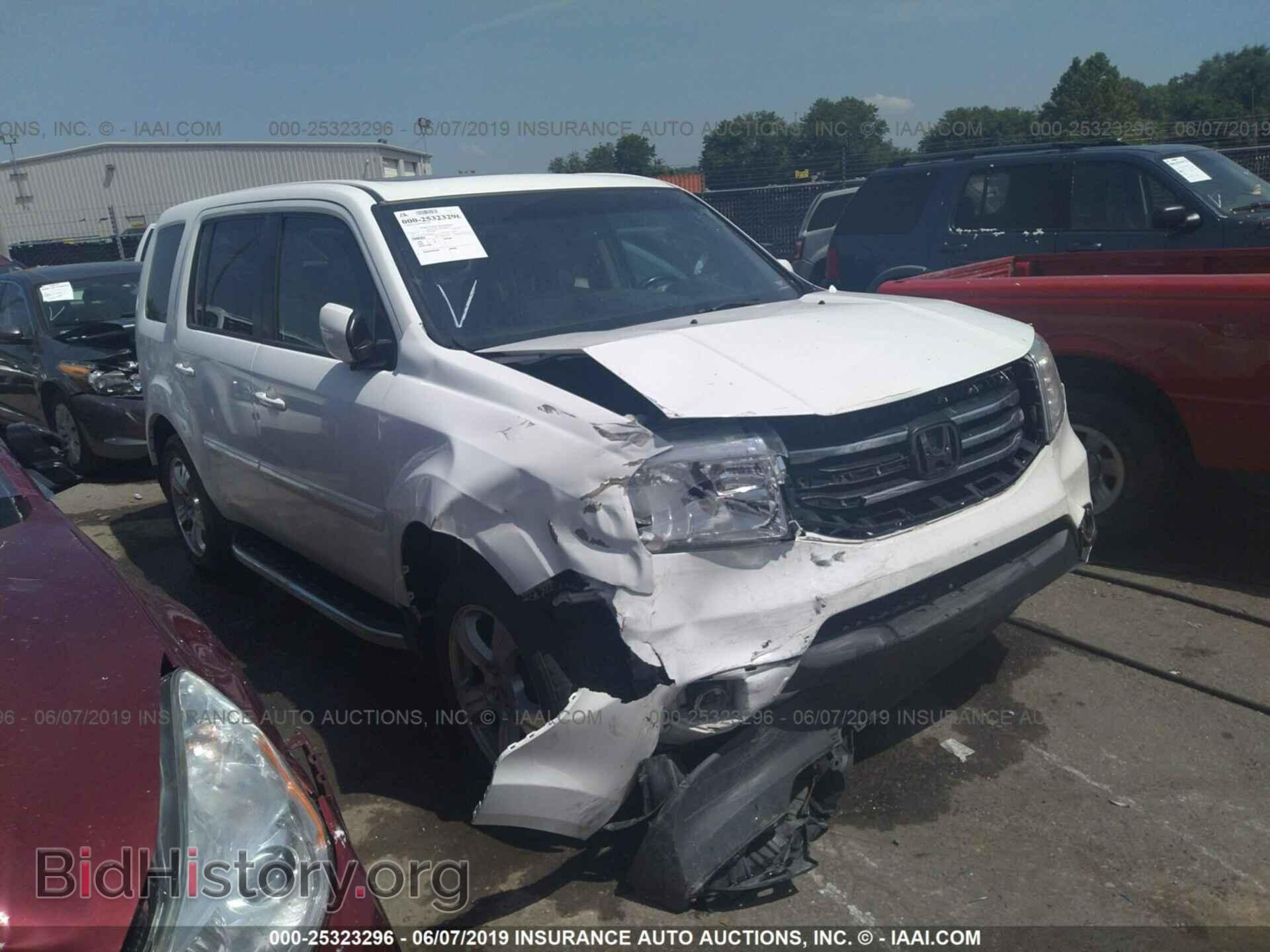 Фотография 5FNYF4H51CB066393 - HONDA PILOT 2012