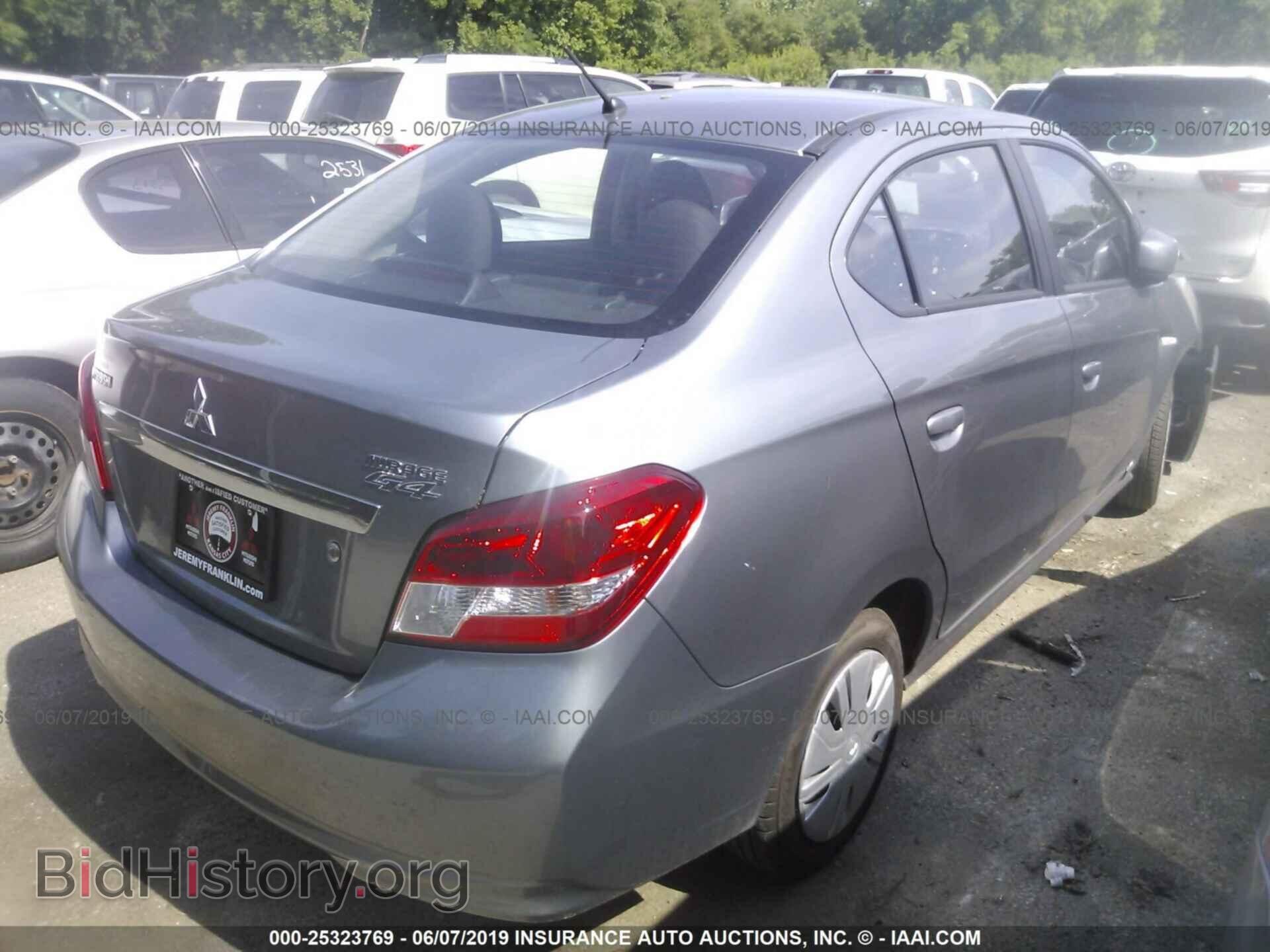 2019 MITSUBISHI MIRAGE - VIN: ML32F3FJ1KHF06407 - Фото 4