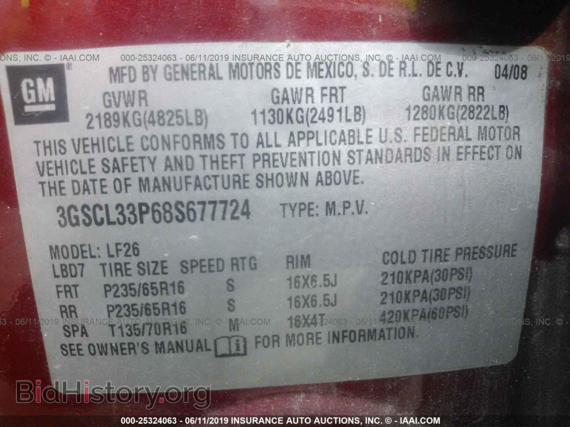 2008 SATURN VUE - VIN: 3GSCL33P68S677724 - Photo 9