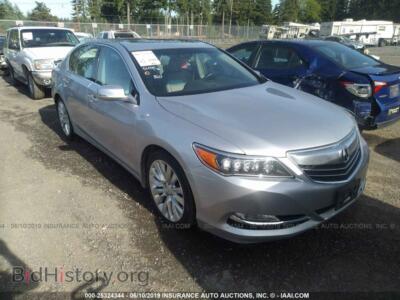 2014 Acura RLX Tech, silver — VIN JH4KC1F57EC005578, IAAI