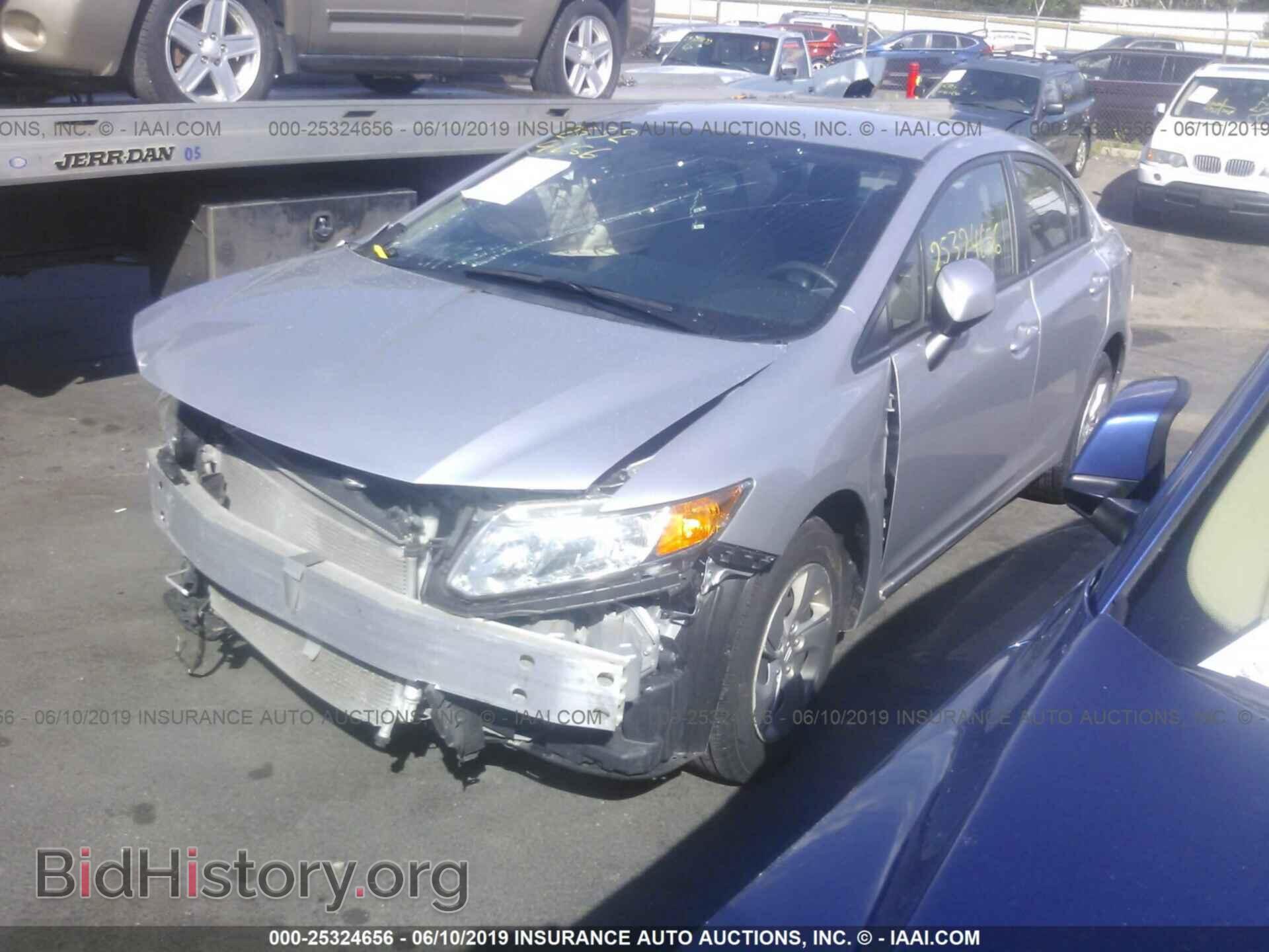 2013 HONDA CIVIC - VIN: 19XFB2F52DE072642 - Фото 2