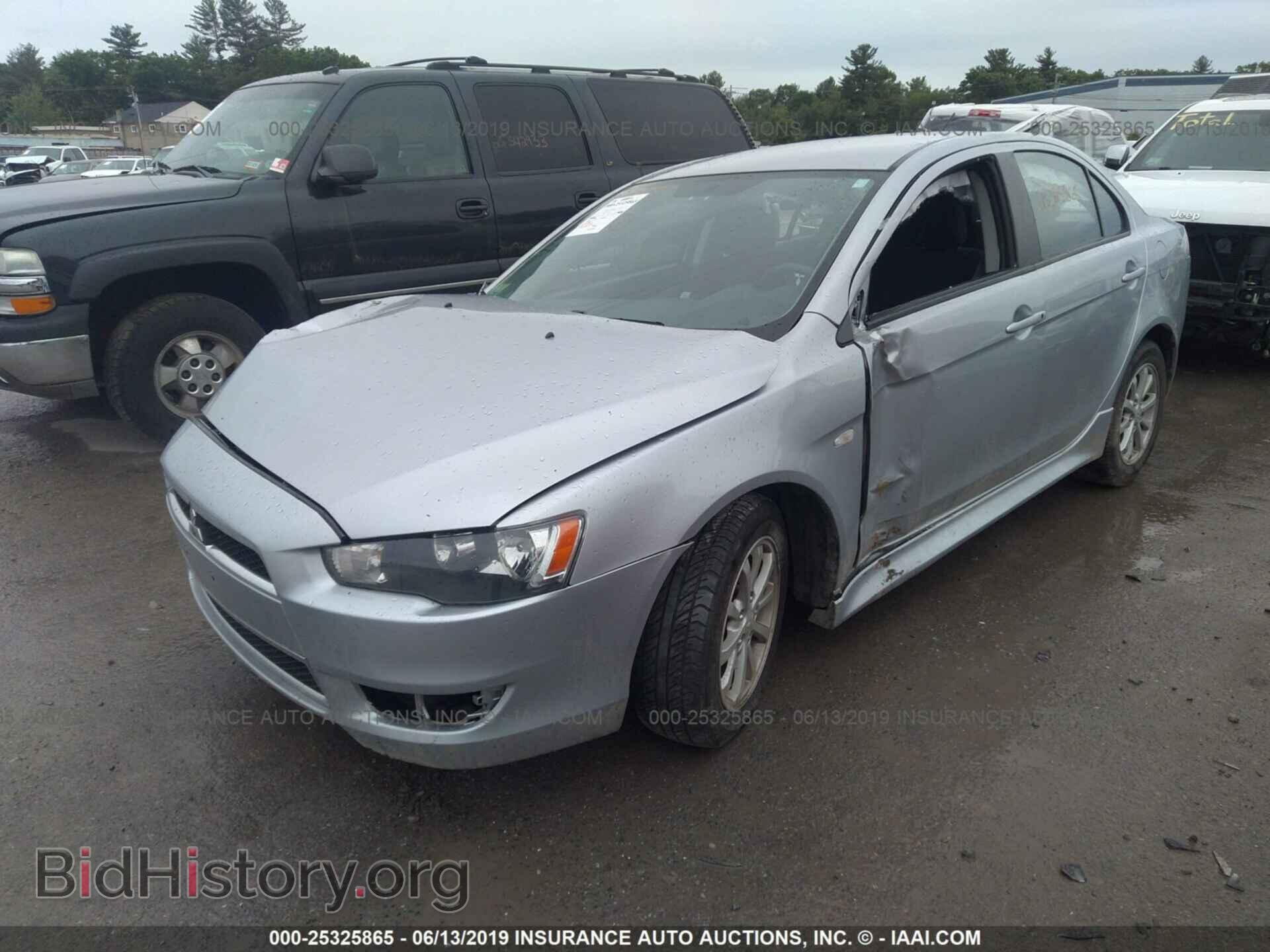 2012 MITSUBISHI LANCER - VIN: JA32V2FWXCU006966 - Фото 2