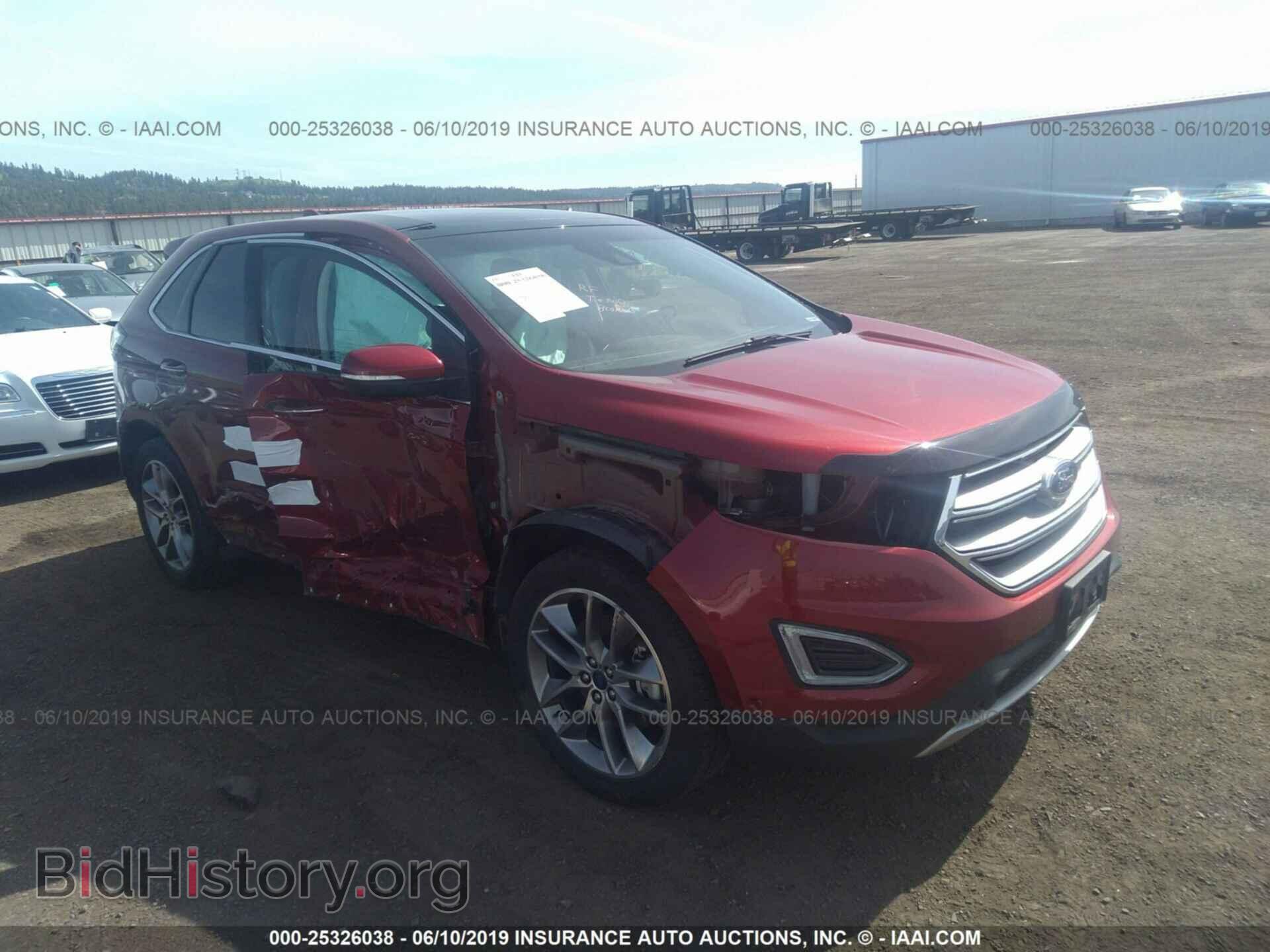 Фотография 2FMPK4K80FBB10634 - FORD EDGE 2015