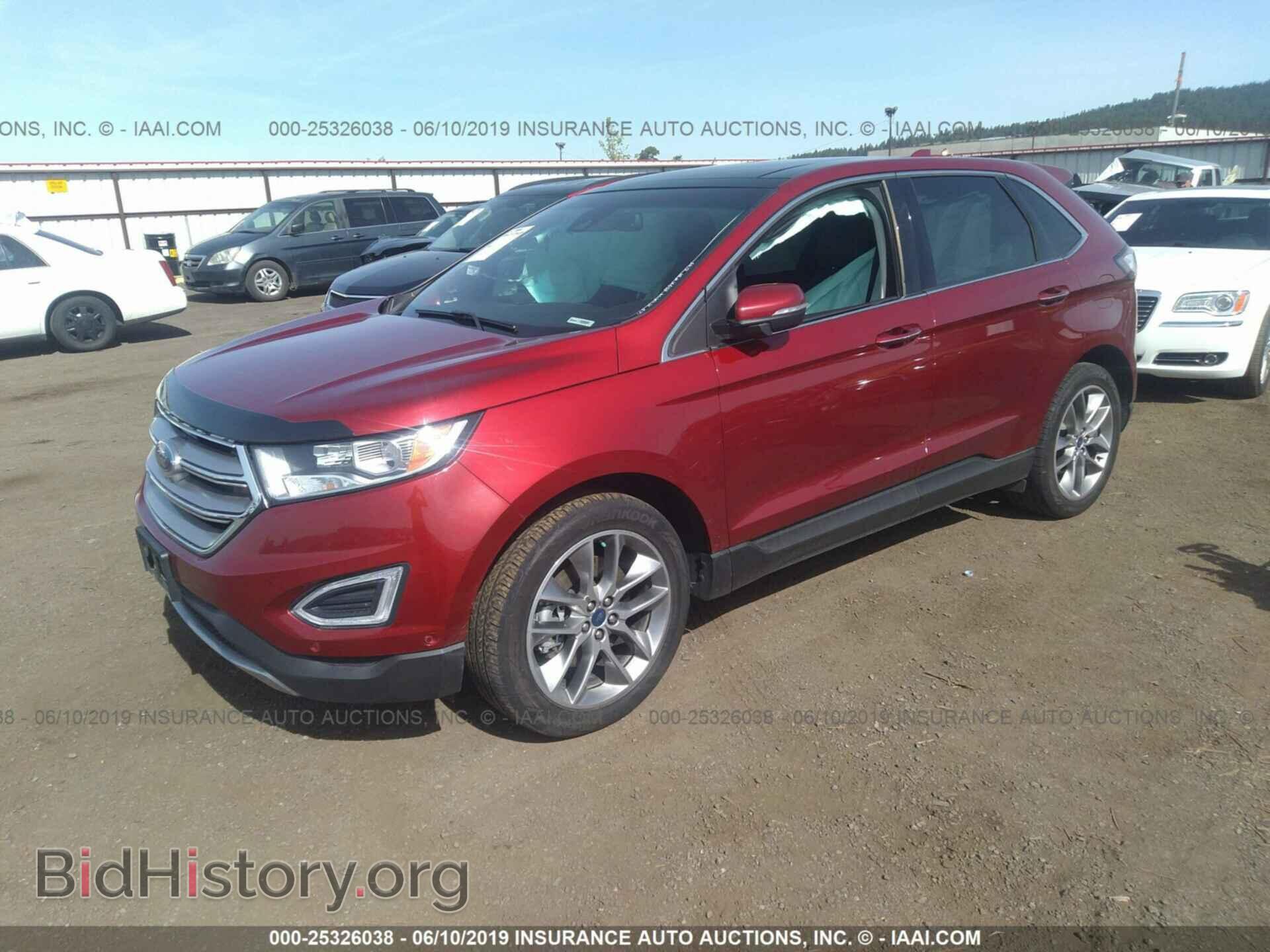 2015 FORD EDGE - VIN: 2FMPK4K80FBB10634 - Фото 2