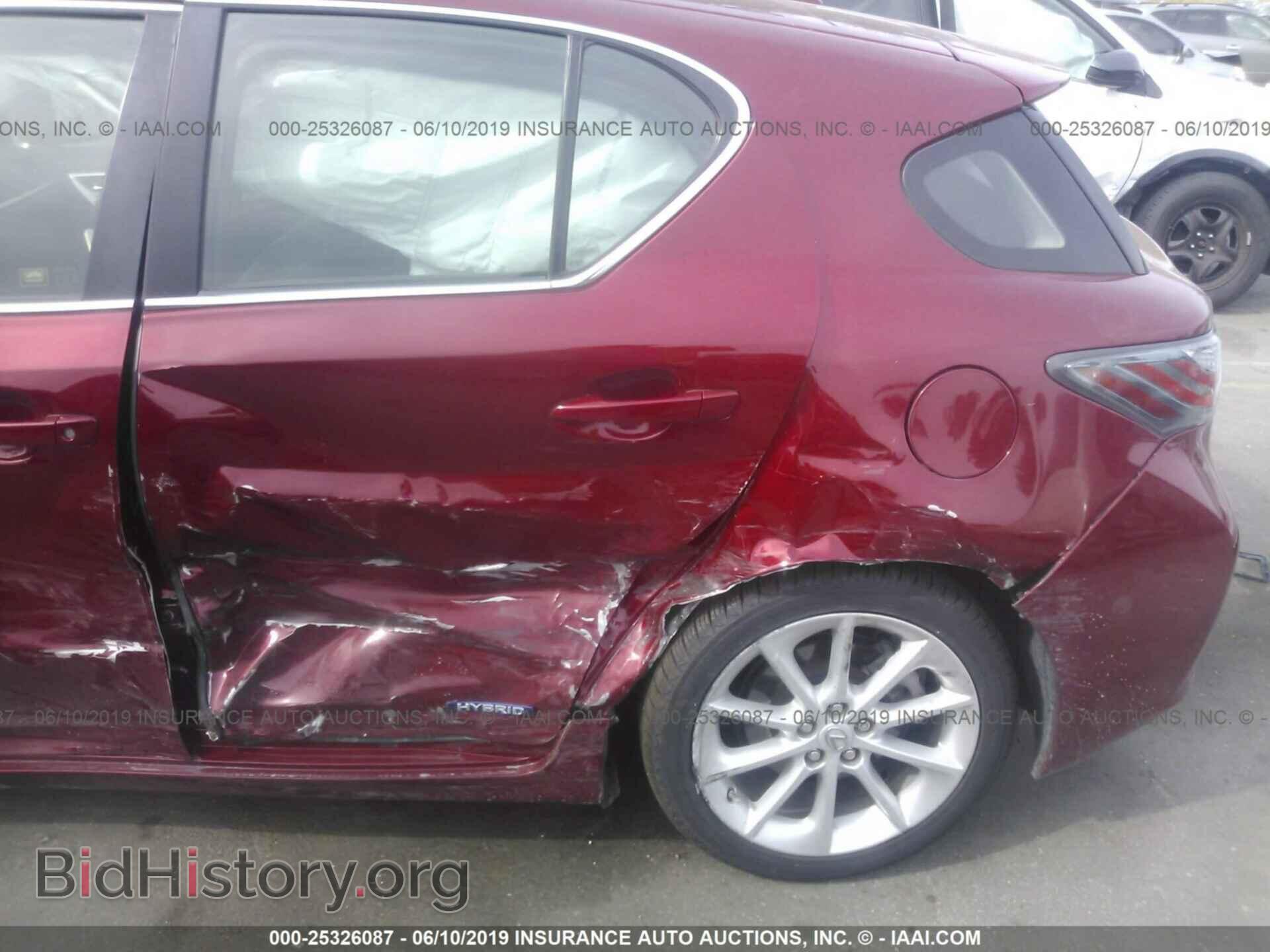 2011 LEXUS CT - VIN: JTHKD5BH8B2032150 - Photo 6