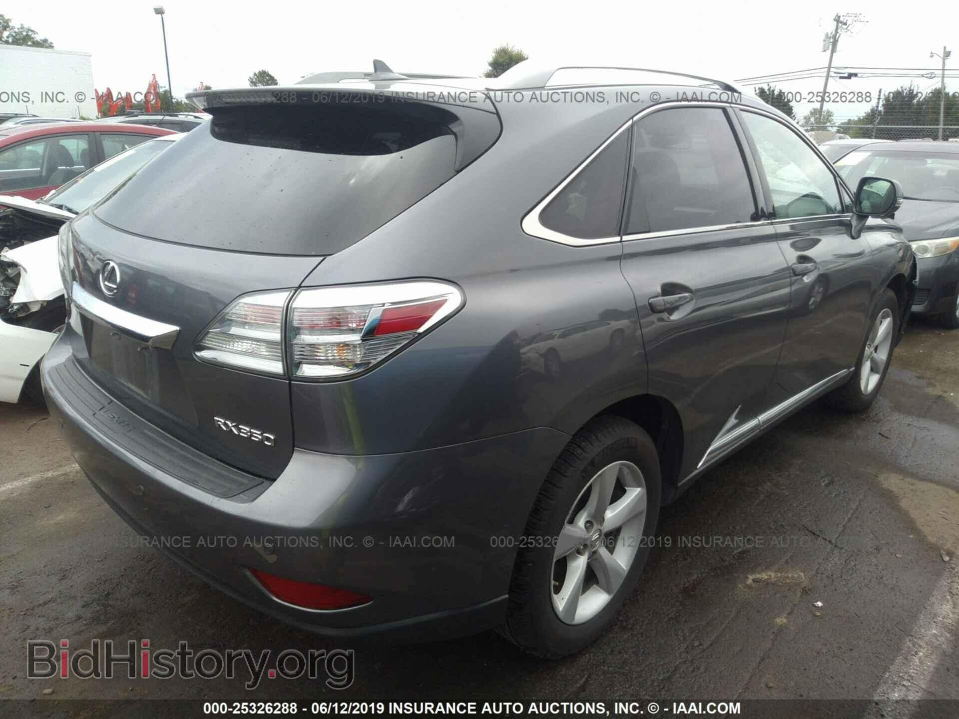 2012 LEXUS RX - VIN: 2T2BK1BA2CC154343 - Фото 4