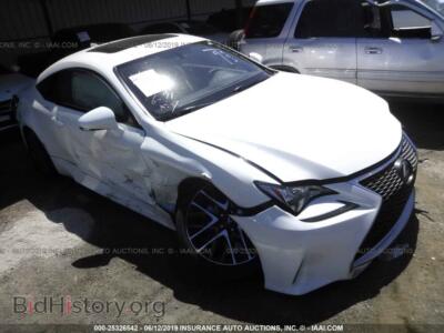 2015 Lexus RC 350, белый — VIN JTHHE5BC3F5000285, IAAI