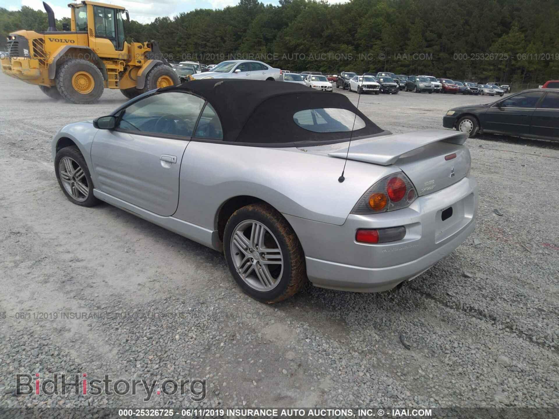 2003 MITSUBISHI ECLIPSE - VIN: 4A3AE55HX3E104002 - Фото 3