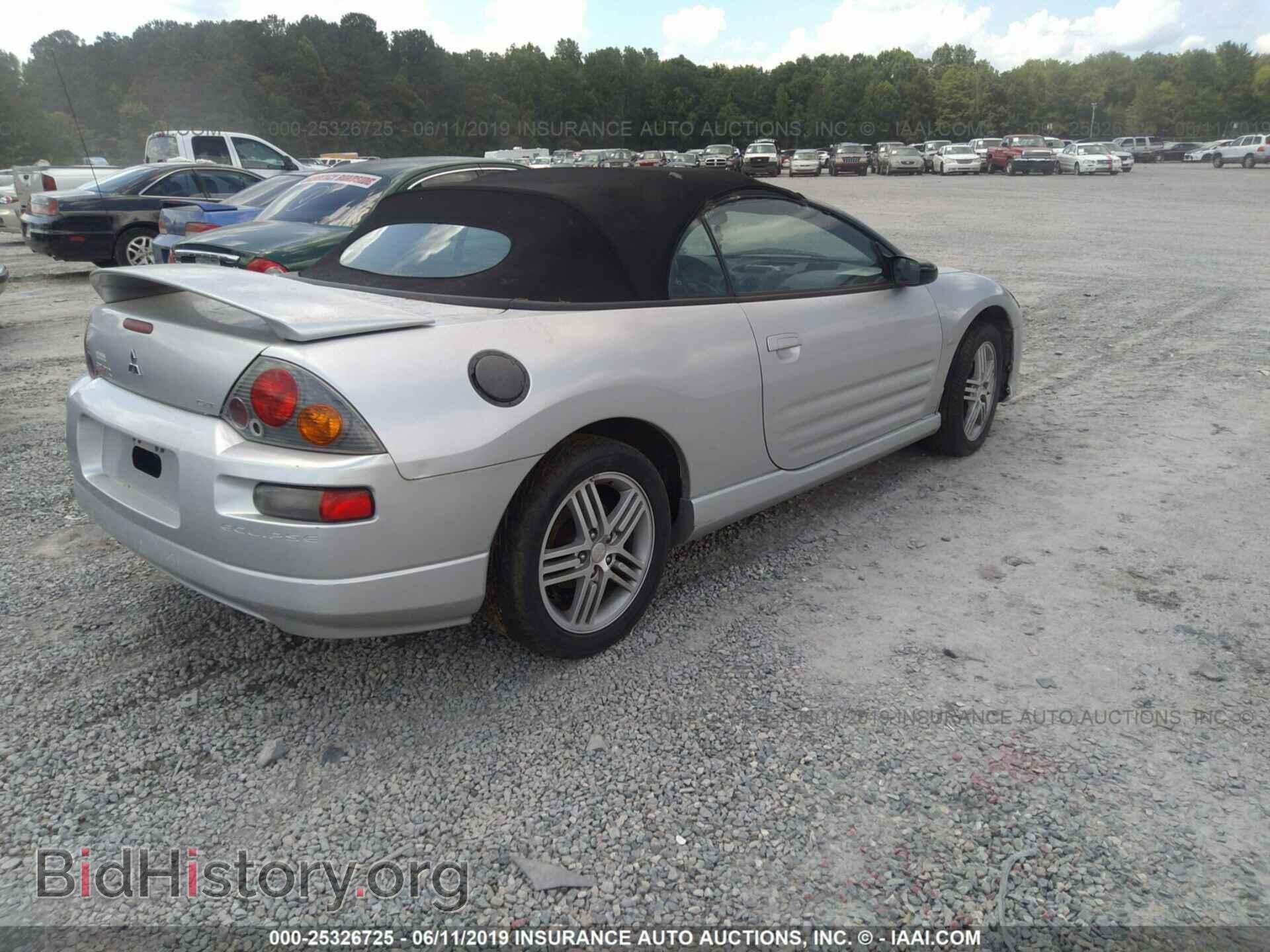 2003 MITSUBISHI ECLIPSE - VIN: 4A3AE55HX3E104002 - Фото 4